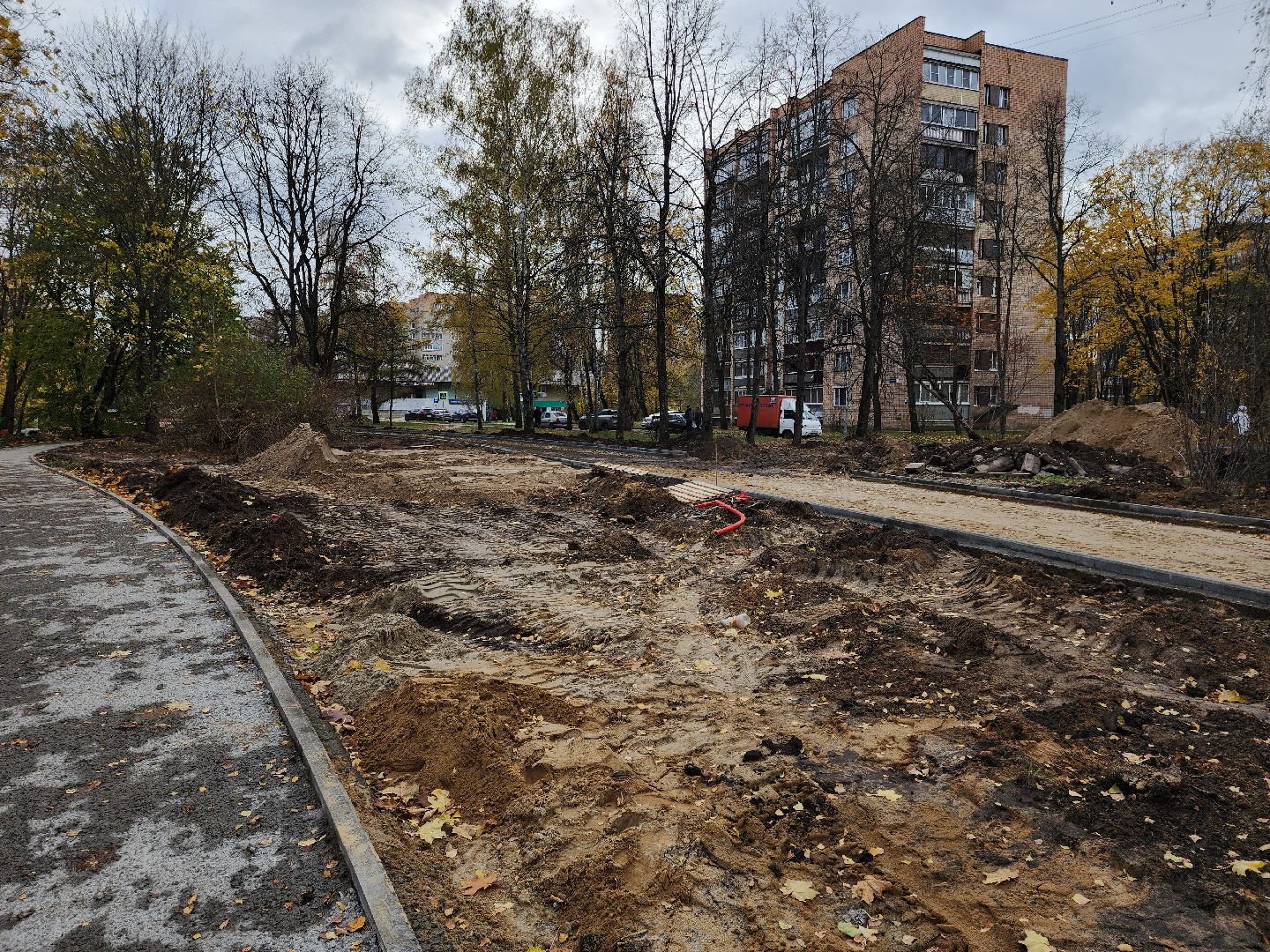 Черноголовка, Школьный бульвар, Благоустройство дорог,