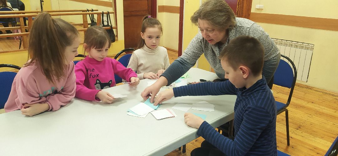 Образование, дети, оригами, звезда, Щёлково