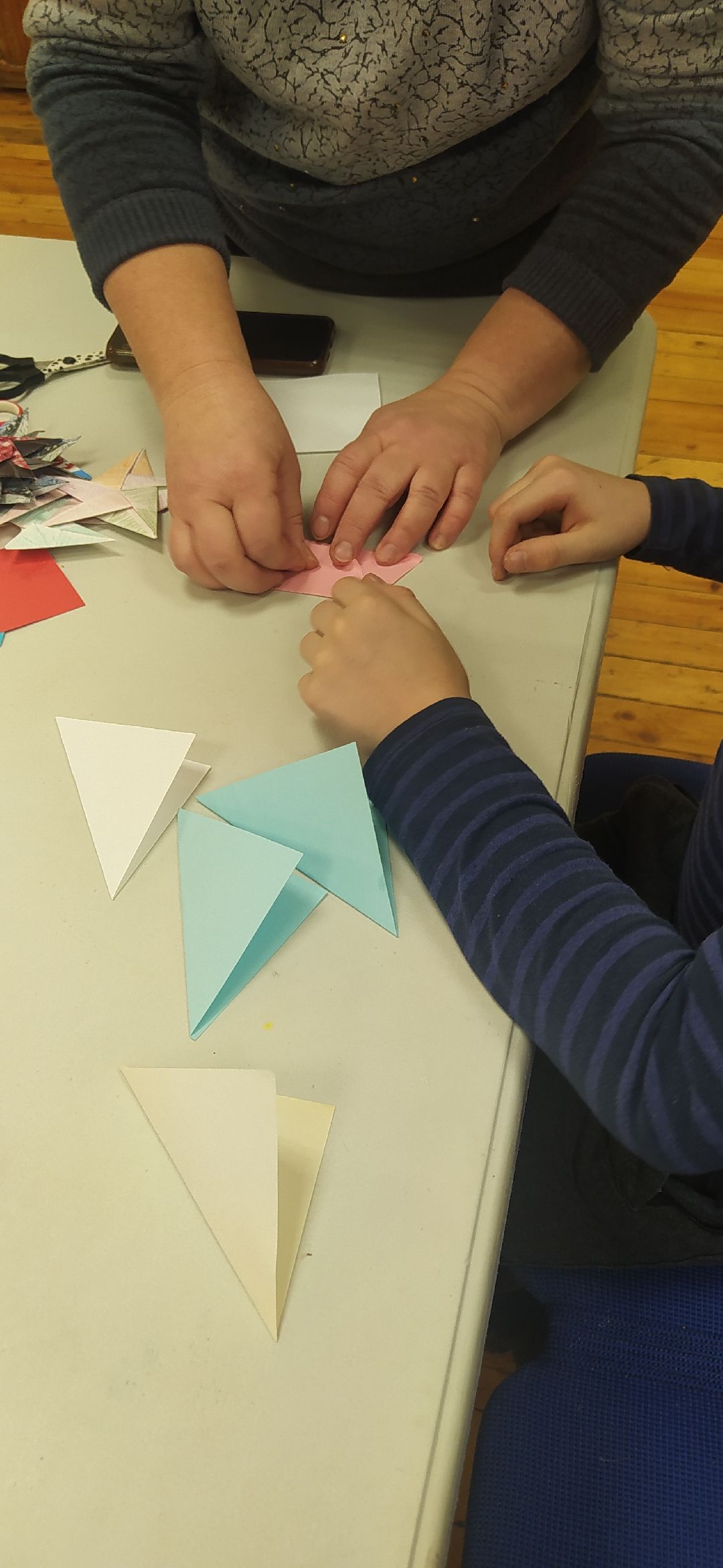 Образование, дети, оригами, звезда, Щёлково