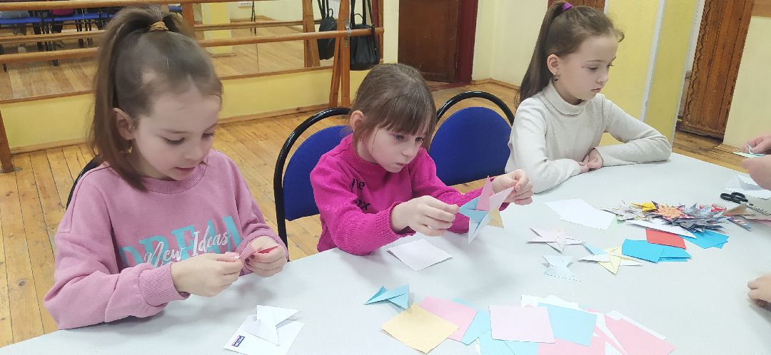 Образование, дети, оригами, звезда, Щёлково