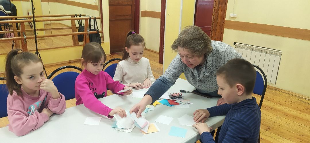 Образование, дети, оригами, звезда, Щёлково