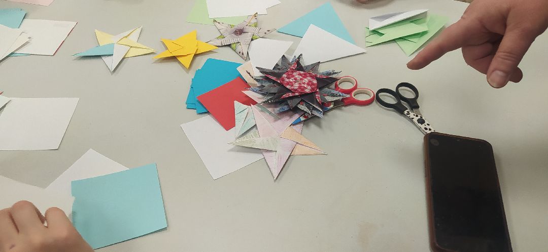 Образование, дети, оригами, звезда, Щёлково