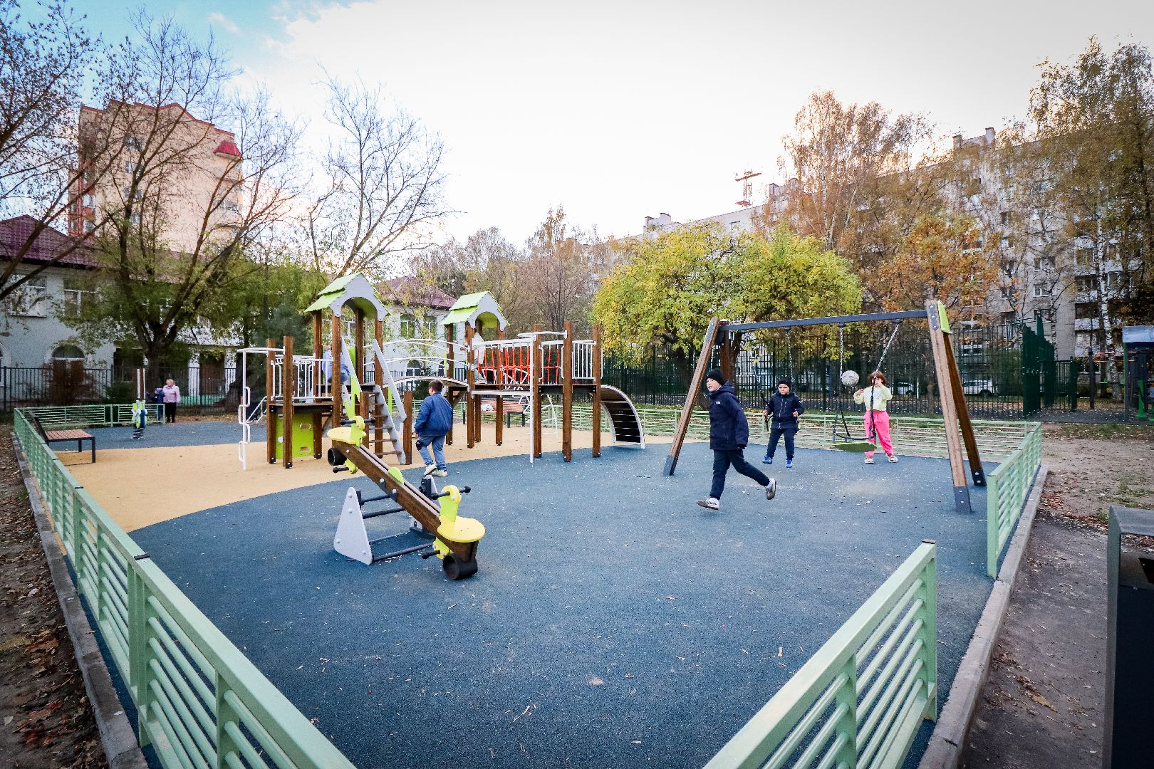 Клин, общество, благоустройство, новая детская площадка,