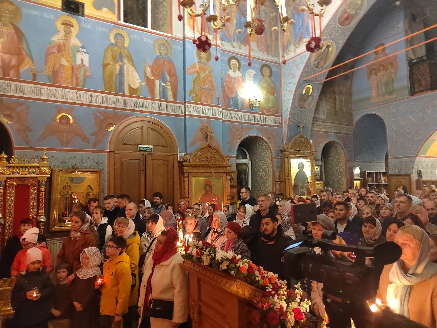 Пушкино, Пушкинский округ, Троицкий храм, Светлая Пасха, Пасха, куличи, богослужение