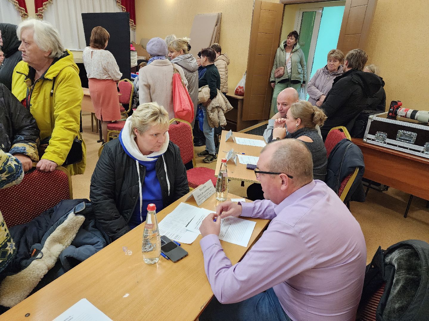 Чехов, село Троицкое, выездная администрация, встреча с жителями, обращения граждан, освещение, уборка территорий, оплата коммунальных услуг, глава округа михаил собакин,