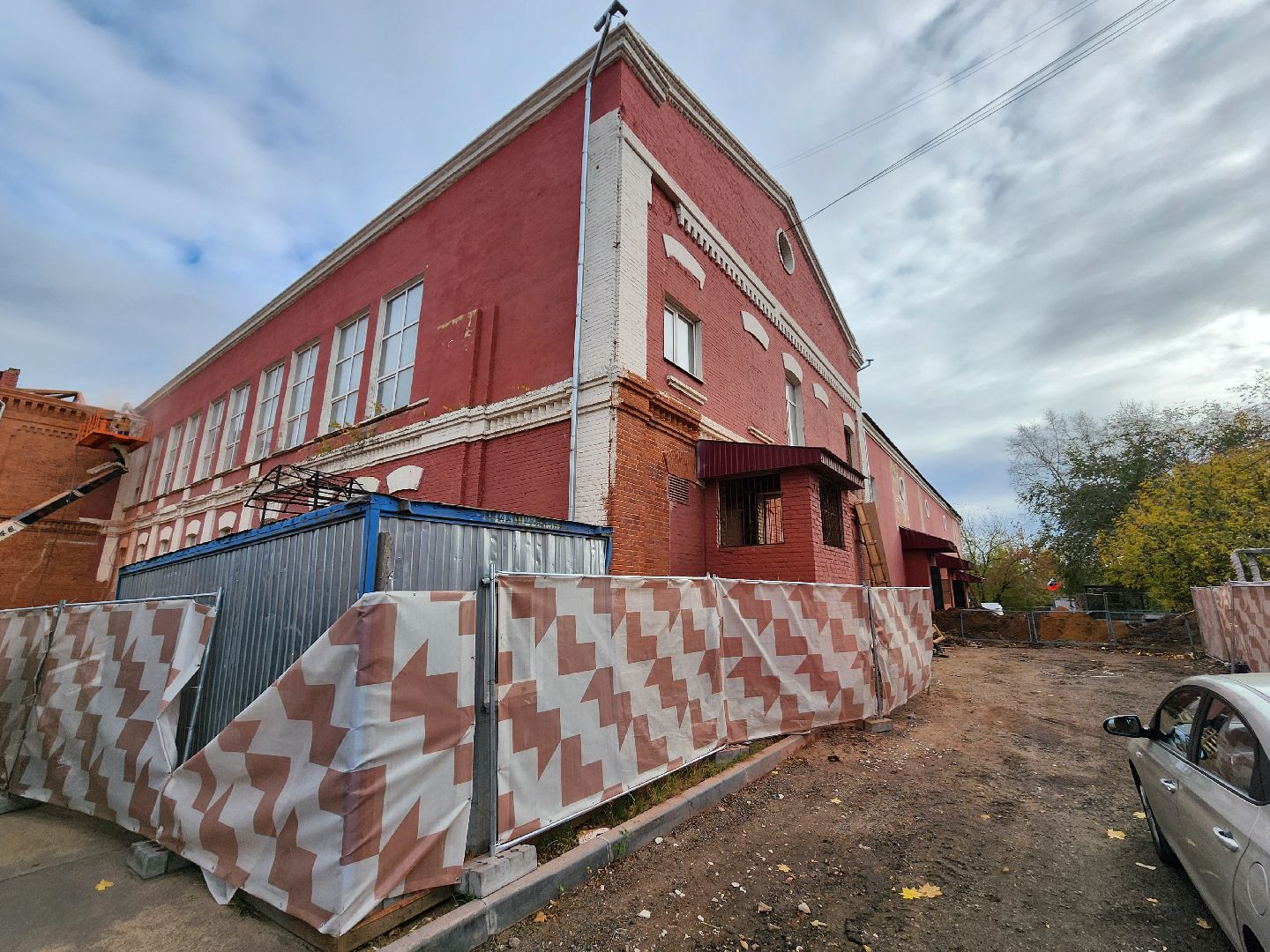 серпухов, дк исток, улица красный текстильщик, ремонт дк, пескоструй, реконструкция,