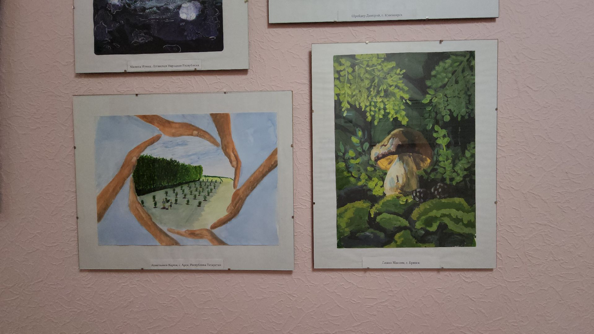 пушкино, леса, конкурс, конкурсы рисунков, дети россии, всероссийский конкурс, экспозиция,