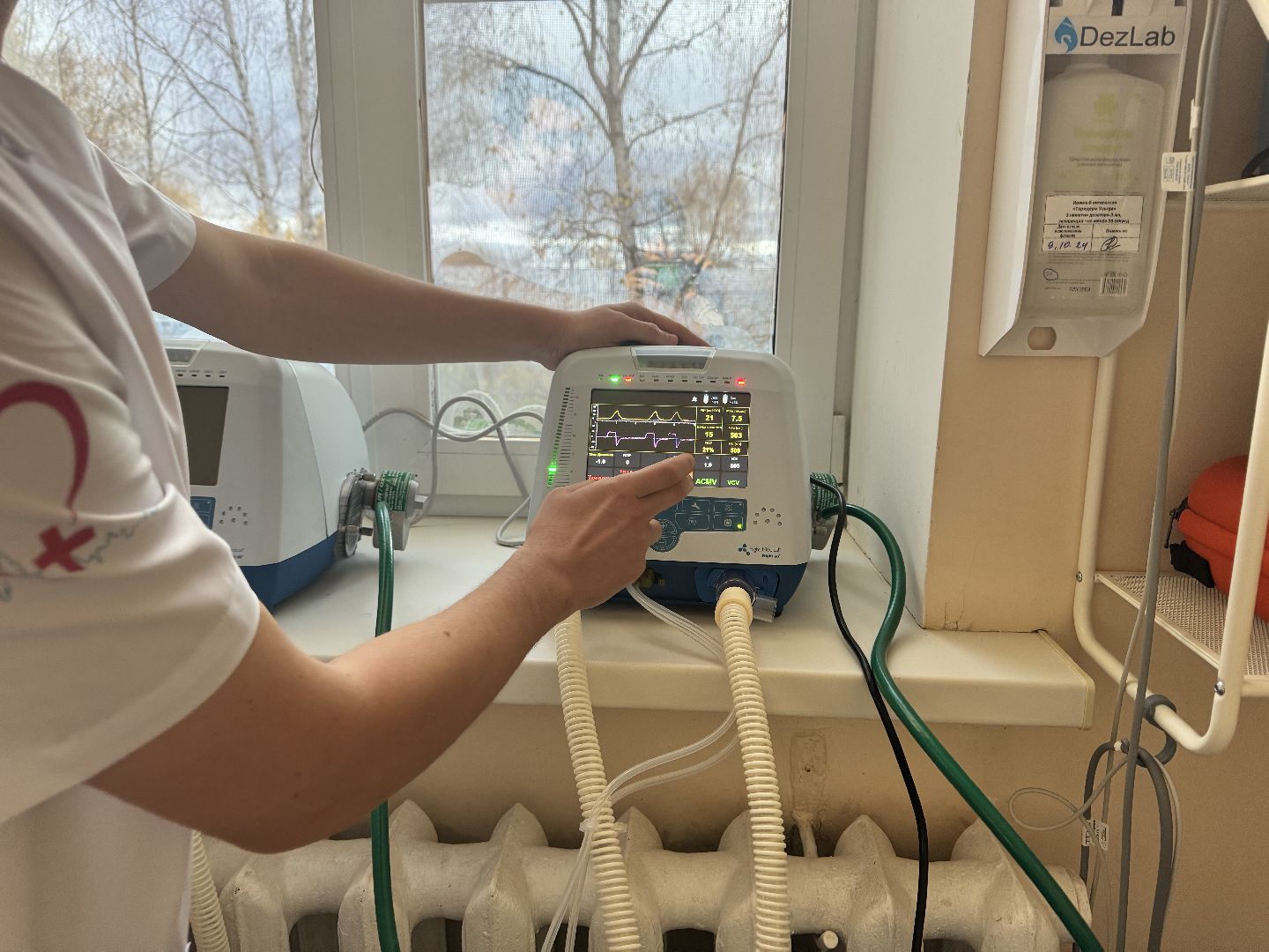 больница, мед оборудование, медицина, новые аппараты ивл,