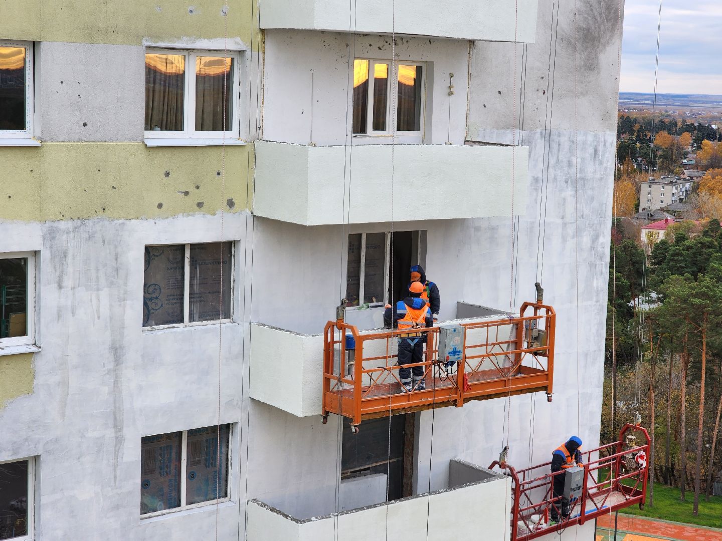 раменское, жкх, восстановление домов после атаки беспилотников, высоковольтная 21,