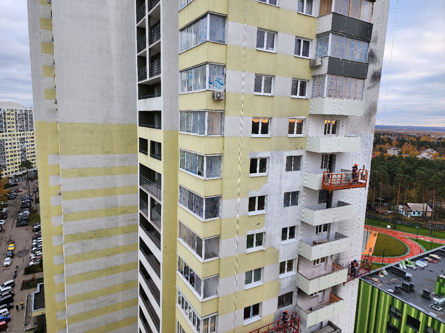 раменское, жкх, восстановление домов после атаки беспилотников, высоковольтная 21,