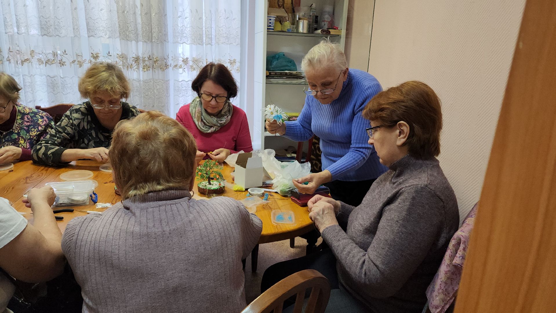 бисероплетение, Осень, Лобня, активное долголетие,