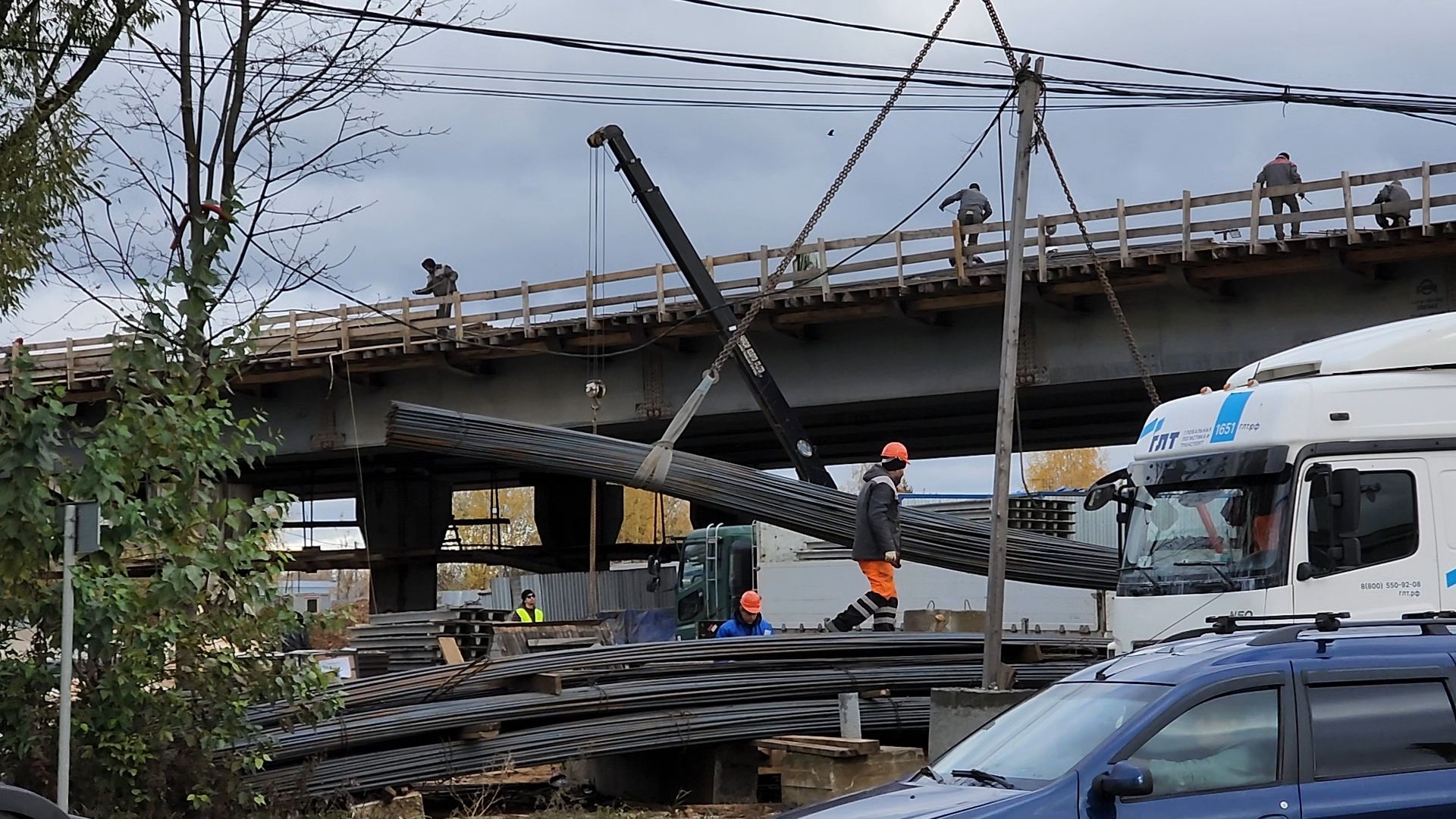 Одинцово, ЦКАД, строительство,