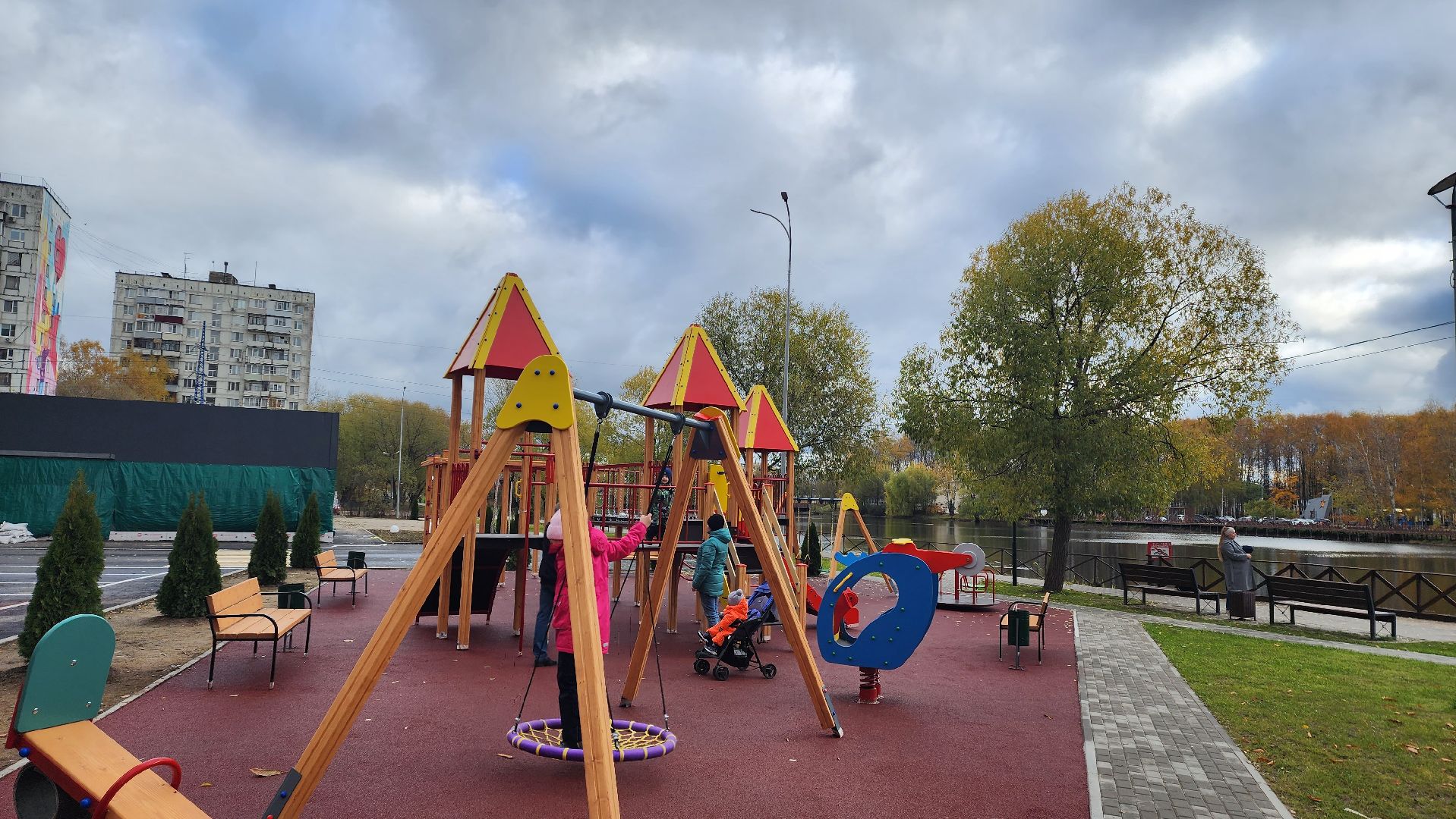 Детская площадка, Благоустройство, Лобня,