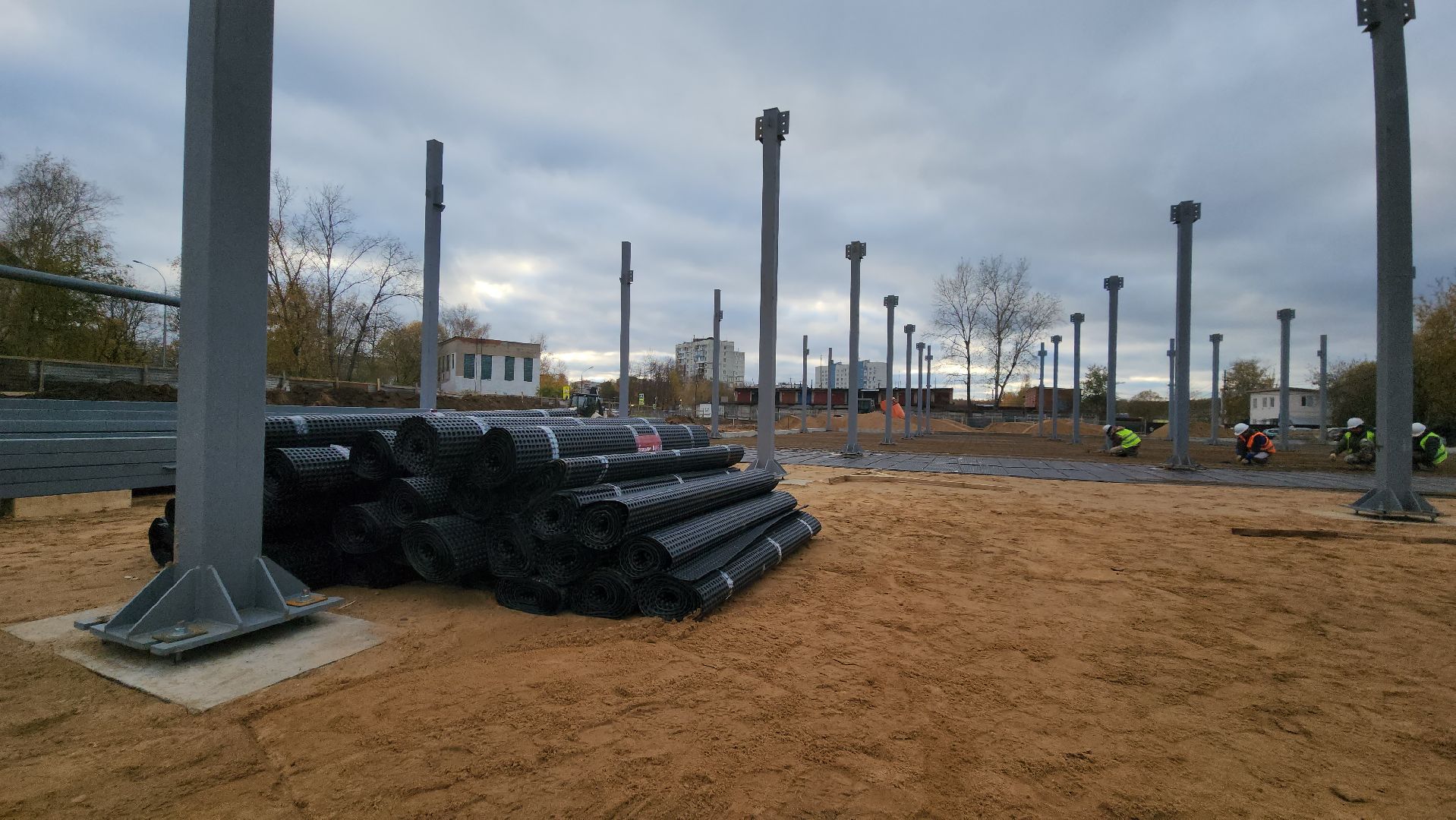 Новый магазин, Лобня, Строительство,