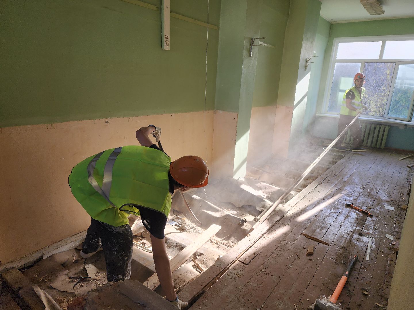 серпухов, подмосковье, капремонт школы, президентская программа,