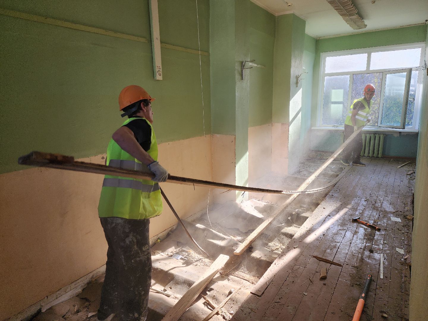 серпухов, подмосковье, капремонт школы, президентская программа,