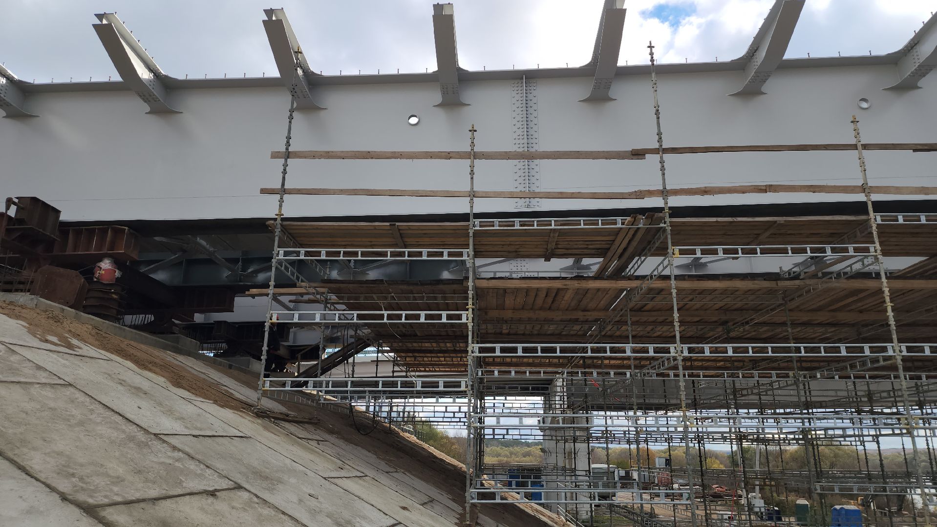 серпухов, река ока, мост через оку, строительство моста, федеральная трасса М2,