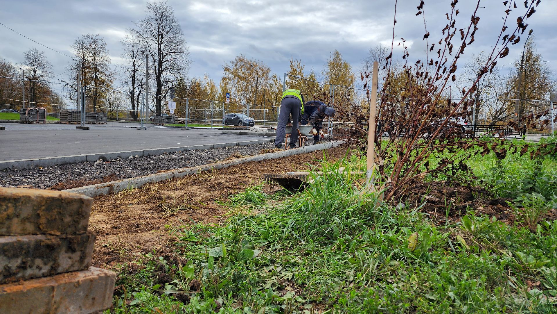 Домодедово, Новая парковка, Парковка, Подмосковье, Дорожные работы, асфальтирование дворов дорог,
