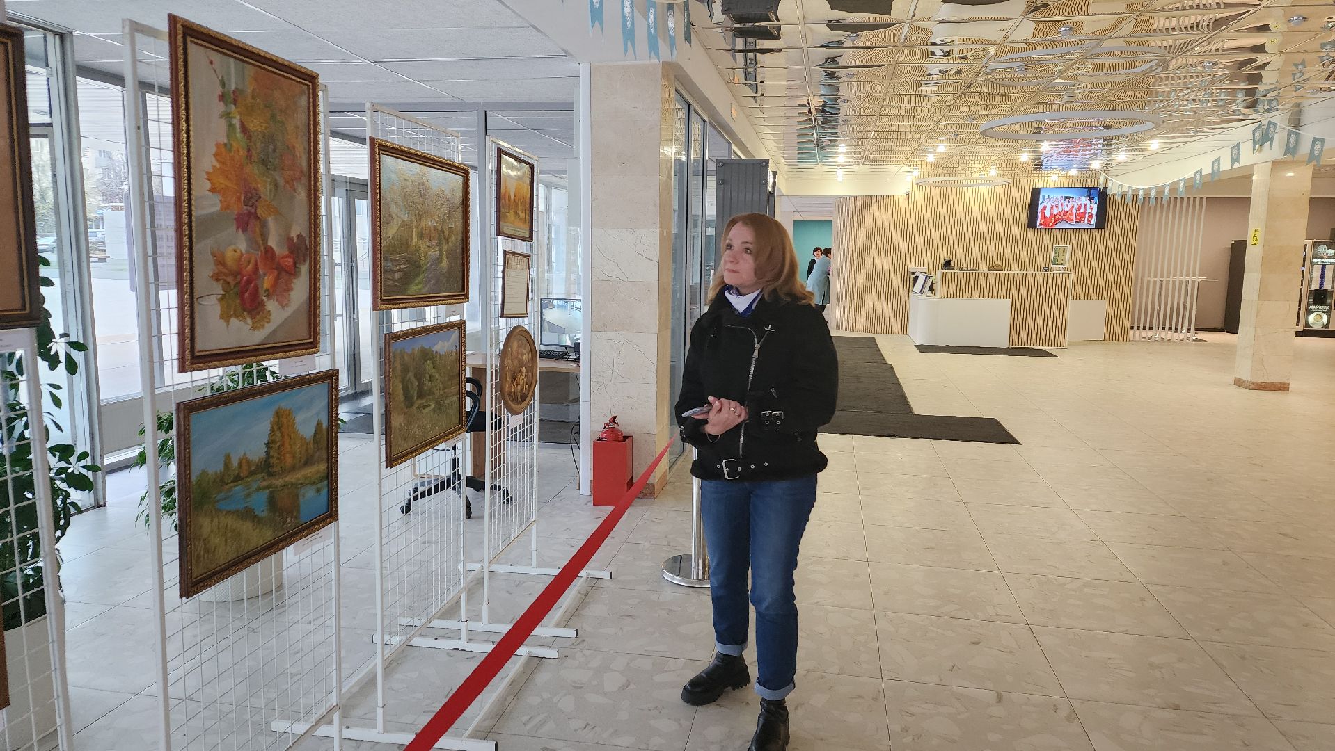 ивантеевка, художественная выставка, живопись, картины маслом, осень, город, художник,родина,