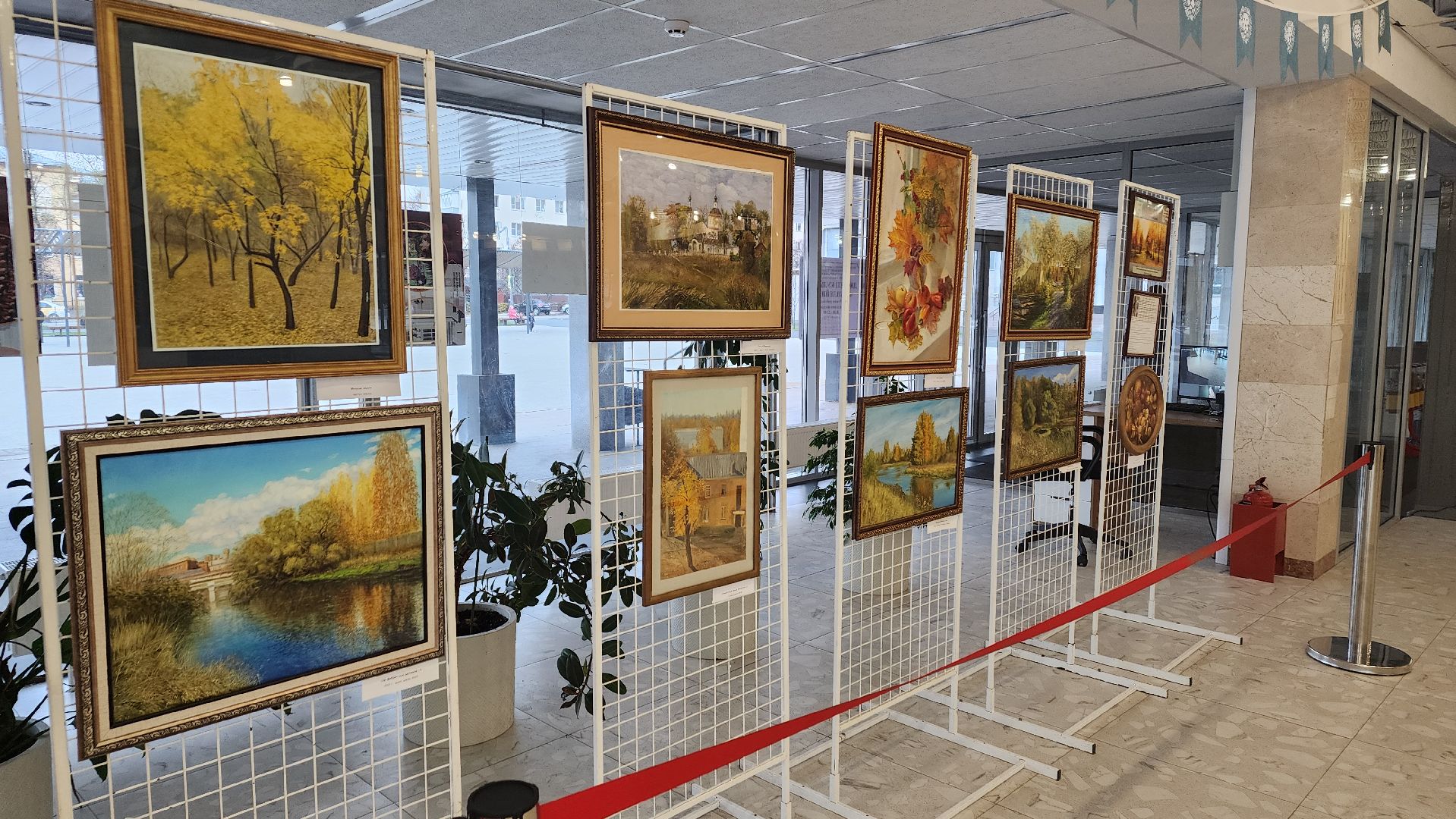 ивантеевка, художественная выставка, живопись, картины маслом, осень, город, художник,родина,