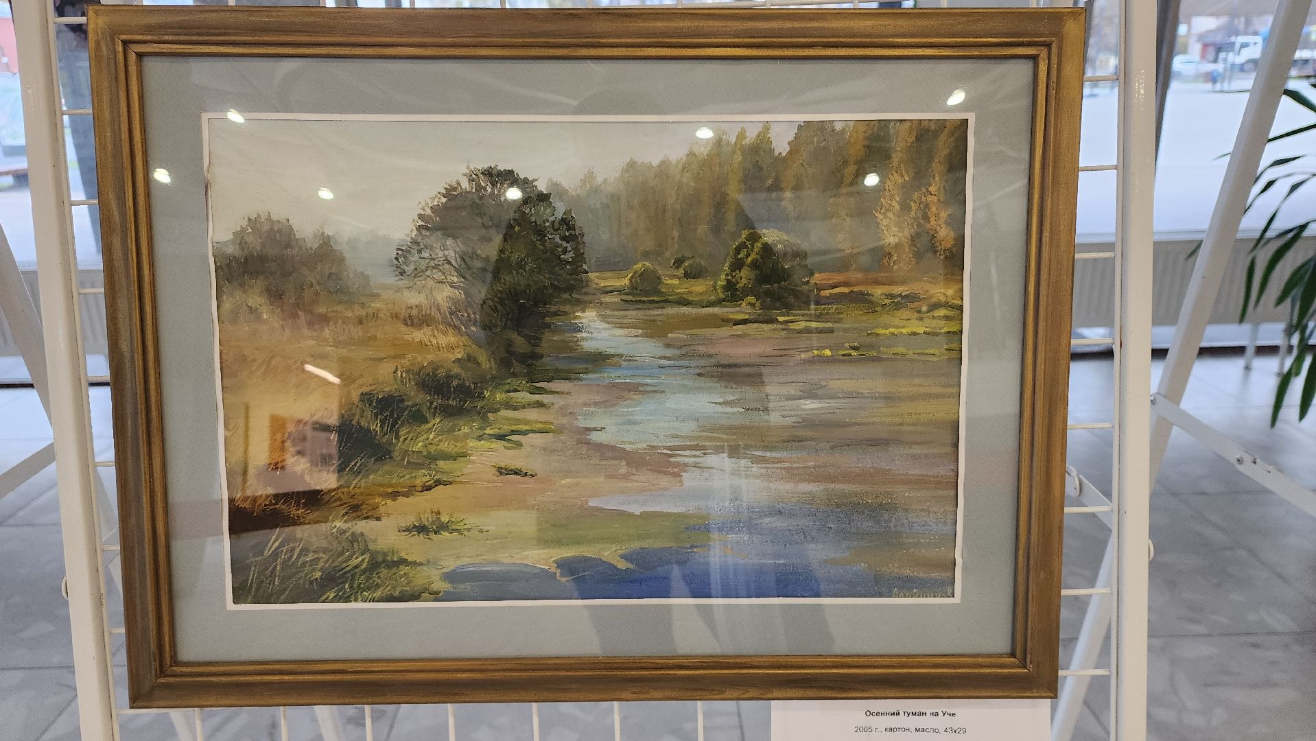 ивантеевка, художественная выставка, живопись, картины маслом, осень, город, художник,родина,