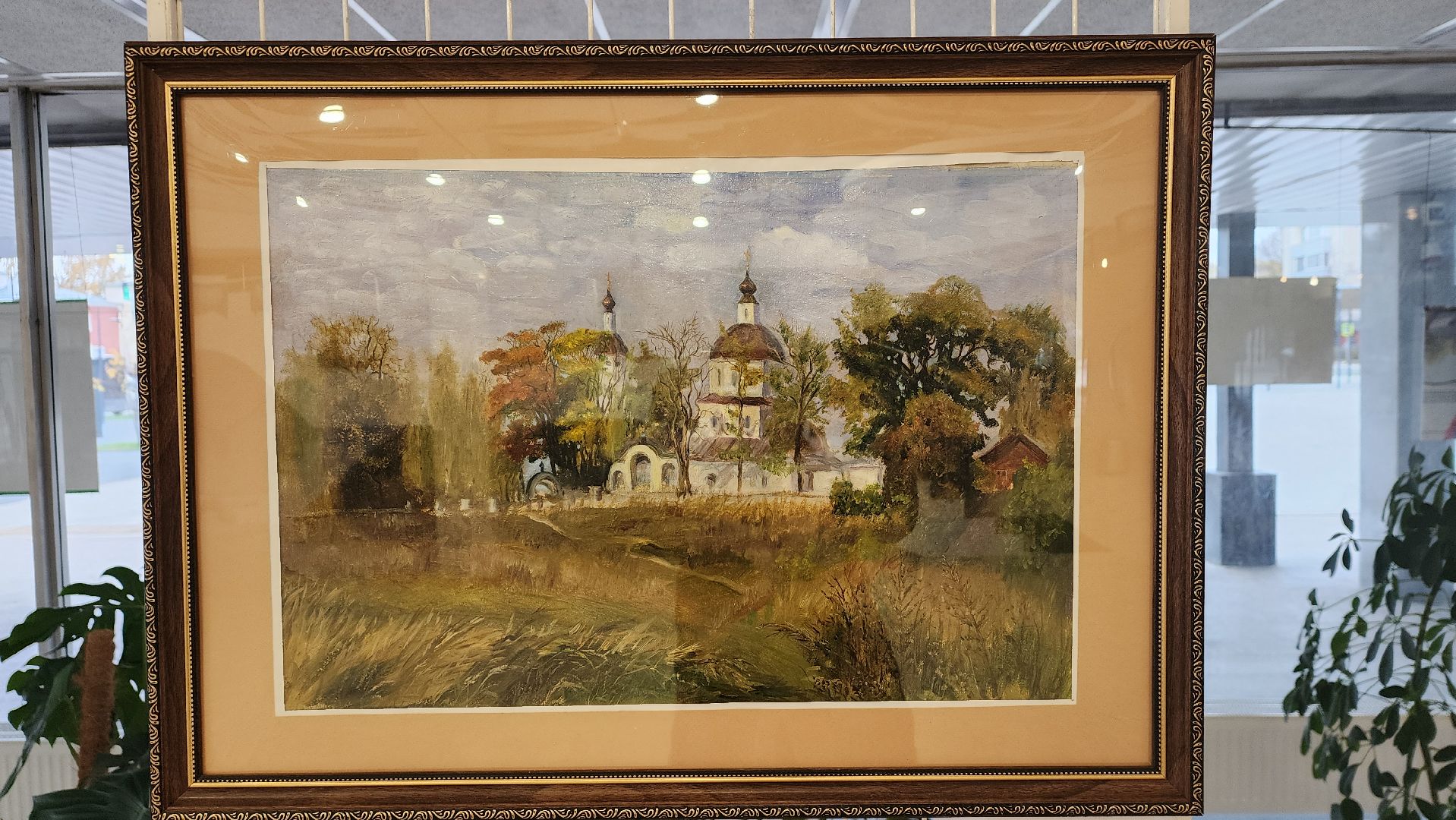 ивантеевка, художественная выставка, живопись, картины маслом, осень, город, художник,родина,