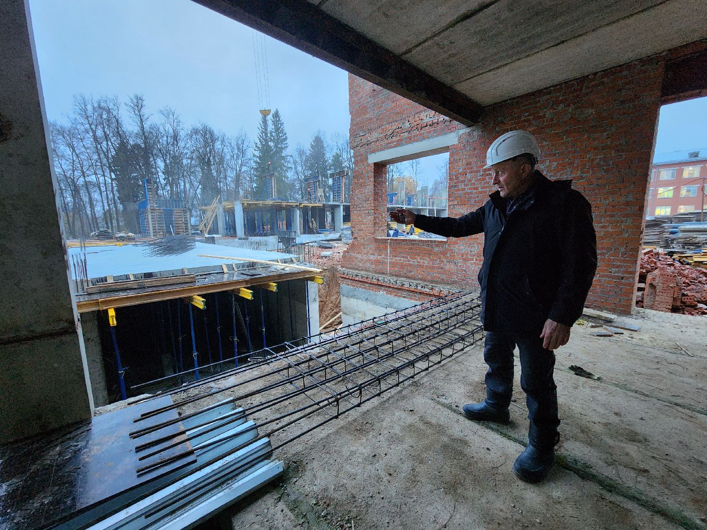 Чехов, поселок Мещерское, психиатрическая больница, лечебный корпус, реконструкция, обновление, строительство,