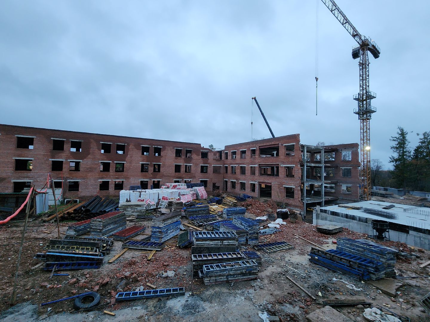 Чехов, поселок Мещерское, психиатрическая больница, лечебный корпус, реконструкция, обновление, строительство,