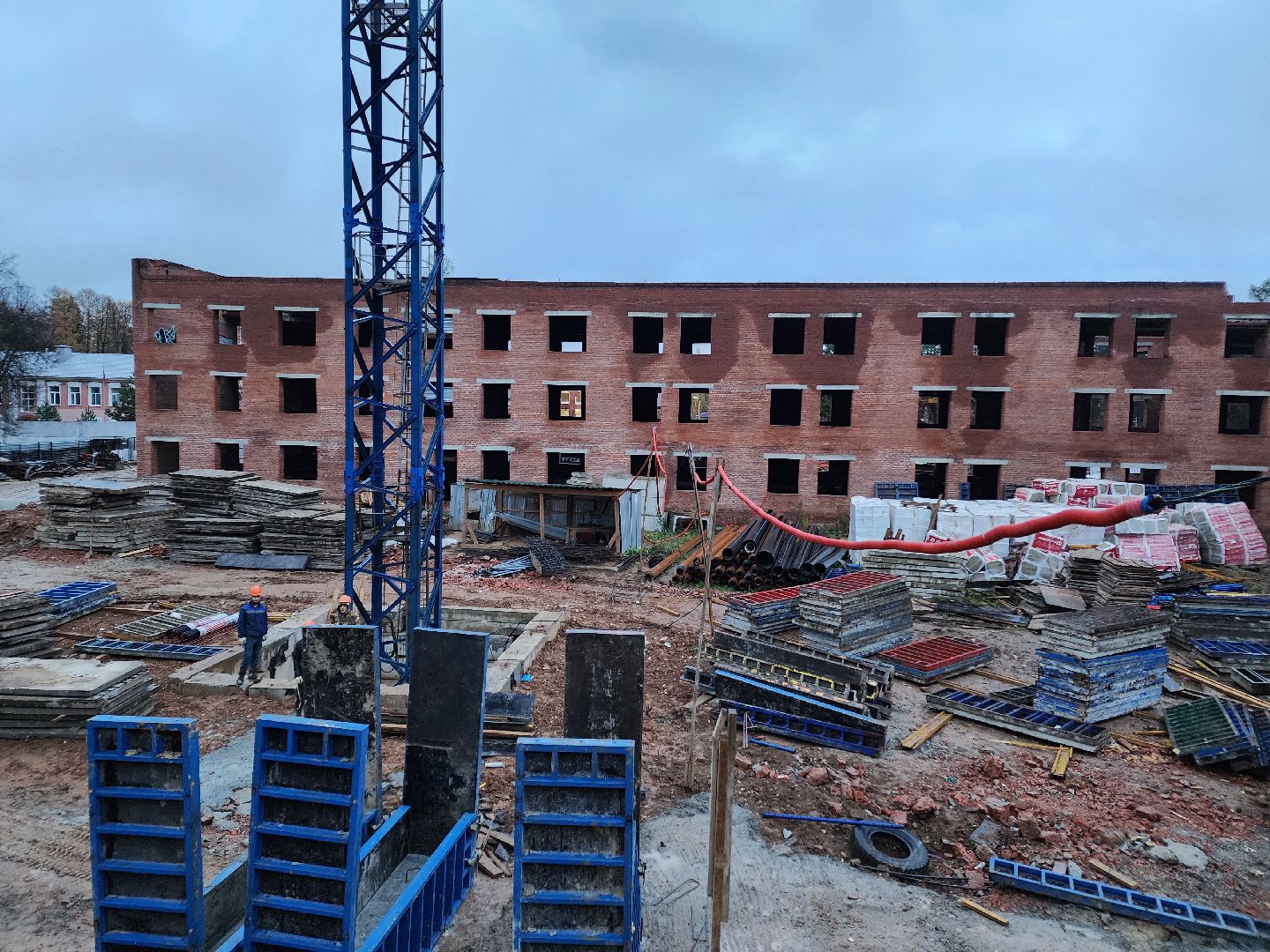 Чехов, поселок Мещерское, психиатрическая больница, лечебный корпус, реконструкция, обновление, строительство,