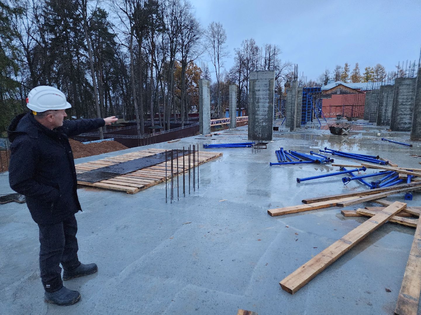 Чехов, поселок Мещерское, психиатрическая больница, лечебный корпус, реконструкция, обновление, строительство,