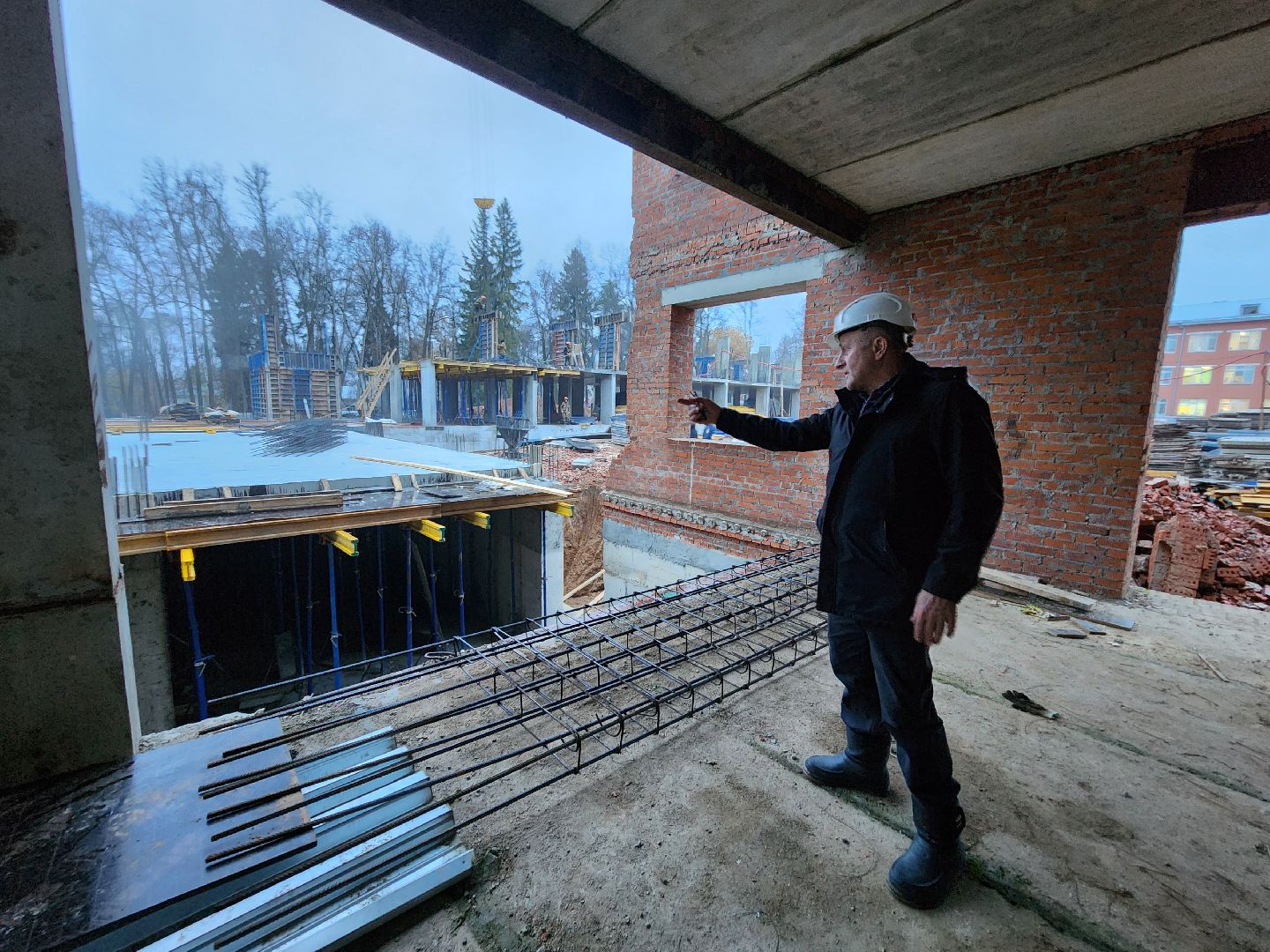 Чехов, поселок Мещерское, психиатрическая больница, лечебный корпус, реконструкция, обновление, строительство,