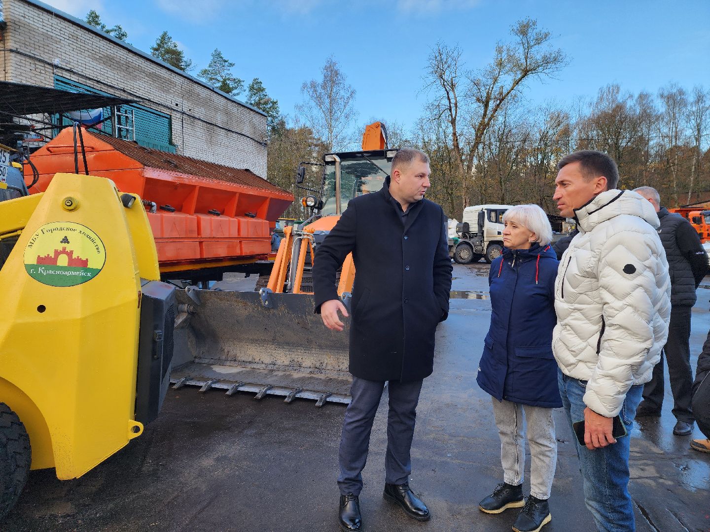 красноармейск, городской округ пушкинский, подготовка к зиме, снегоуборочная техника,