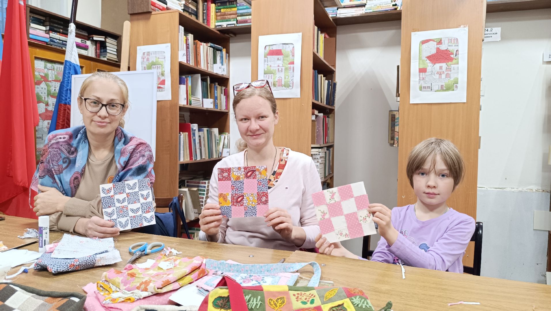 мастер-класс, лобня, лоскутное шитье, библиотека,