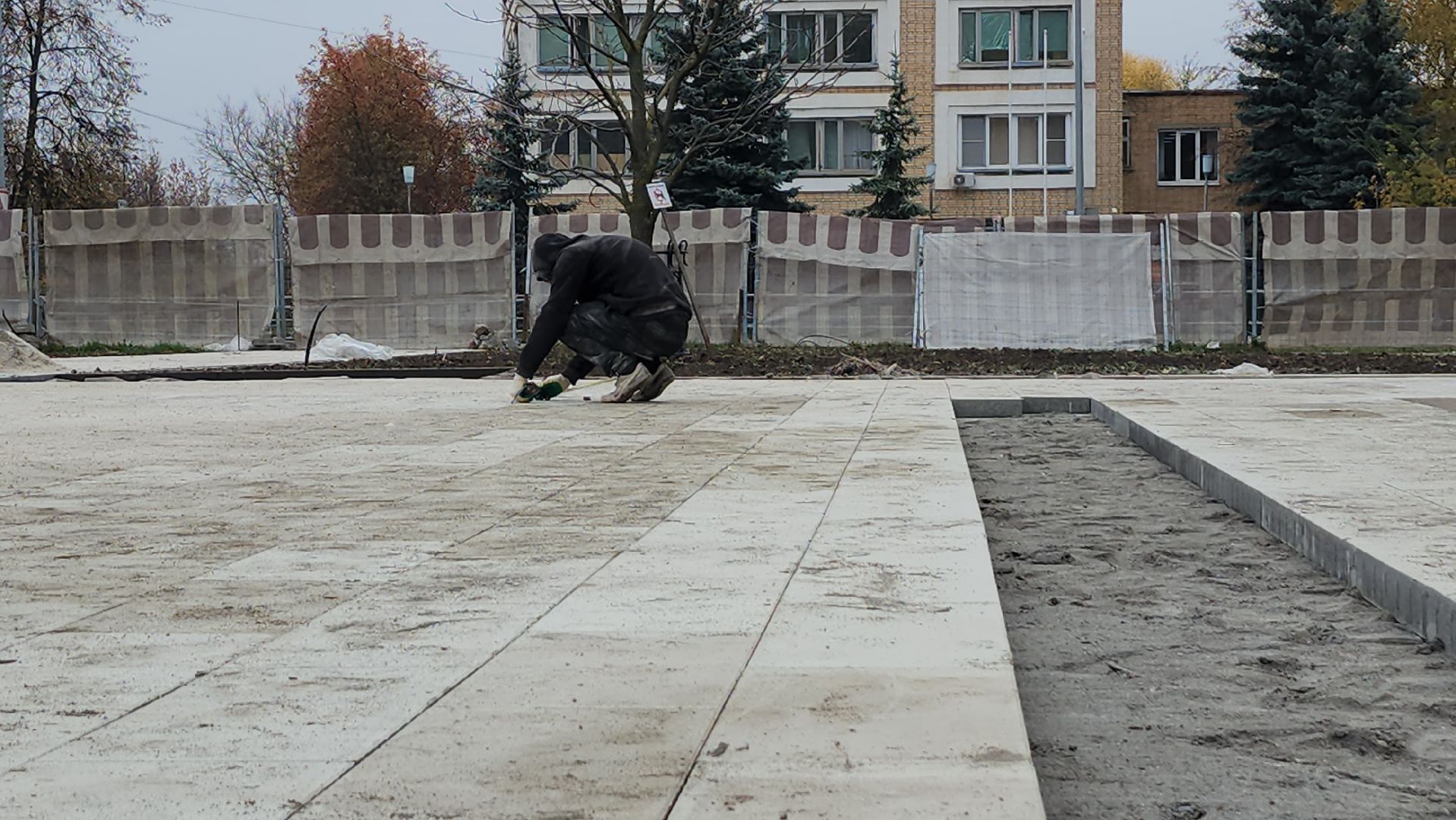 серпухов, площадь звездная, черный тюльпан, благоустройство, пешеходная дорожка,