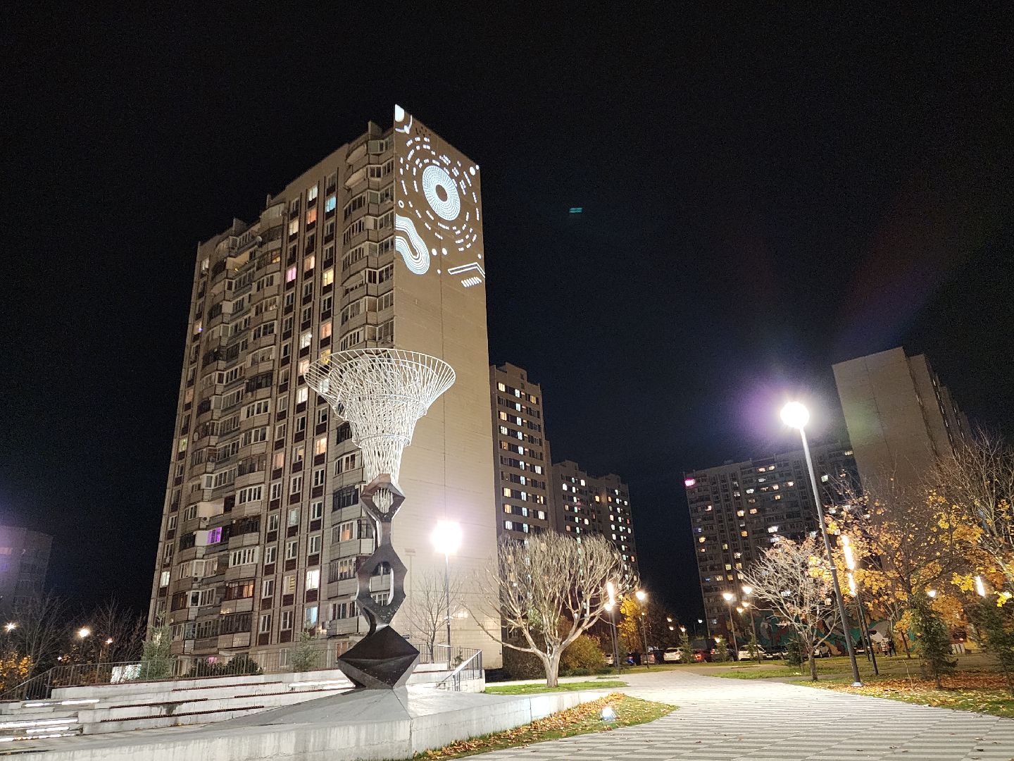 Черноголовка, Конкурс дизайнеров, Проекция на здание,