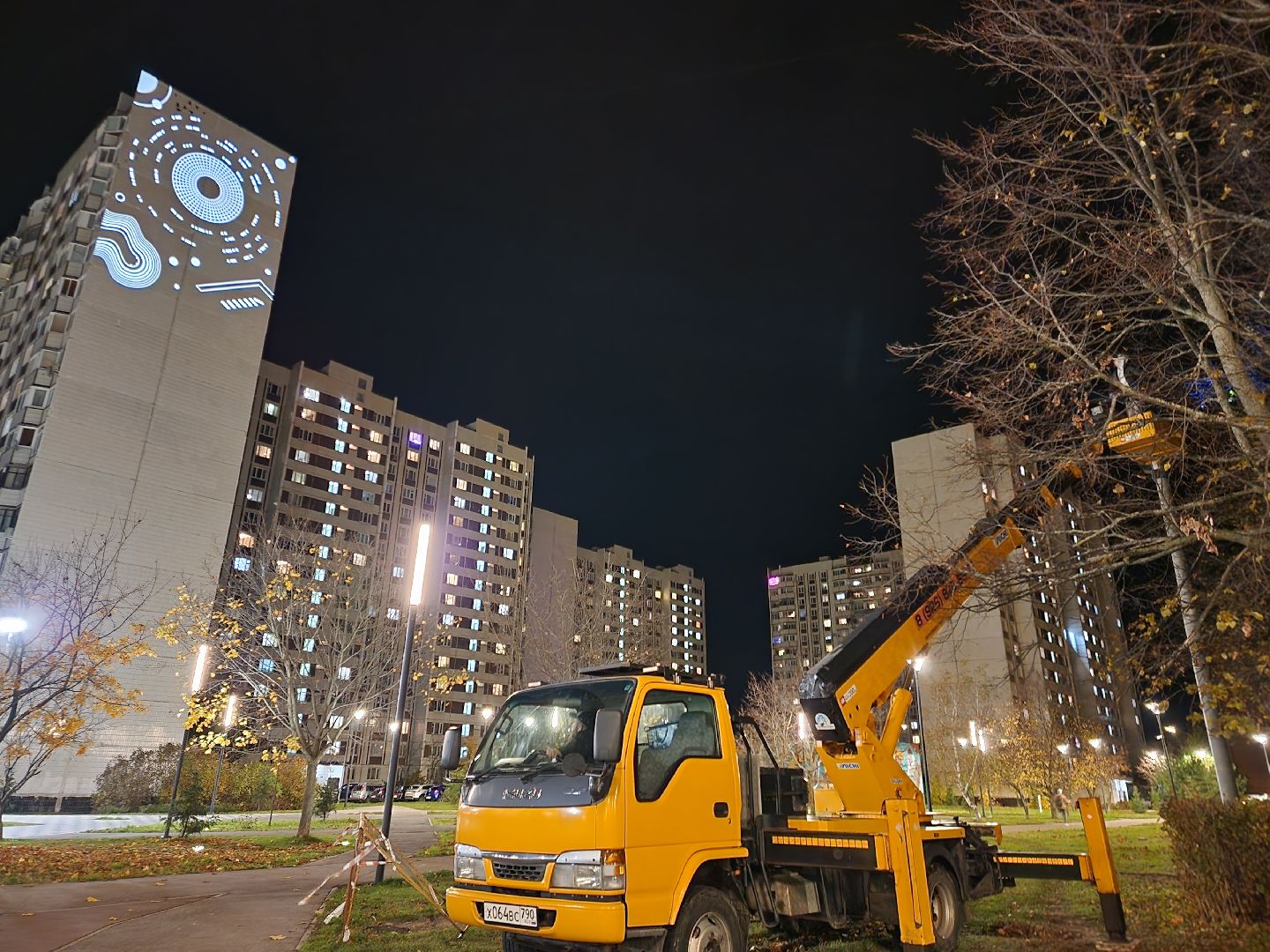 Черноголовка, Конкурс дизайнеров, Проекция на здание,