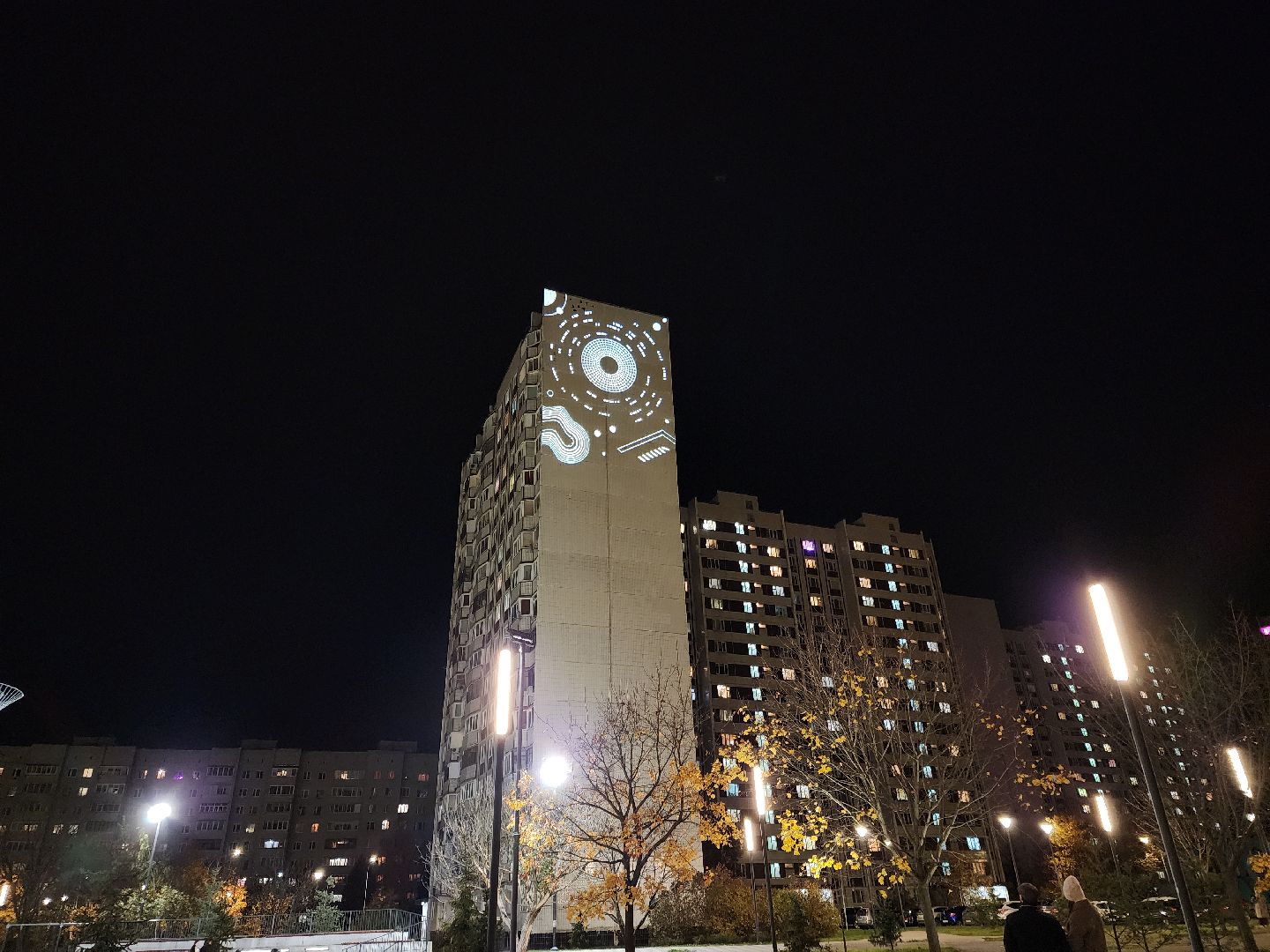 Черноголовка, Конкурс дизайнеров, Проекция на здание,