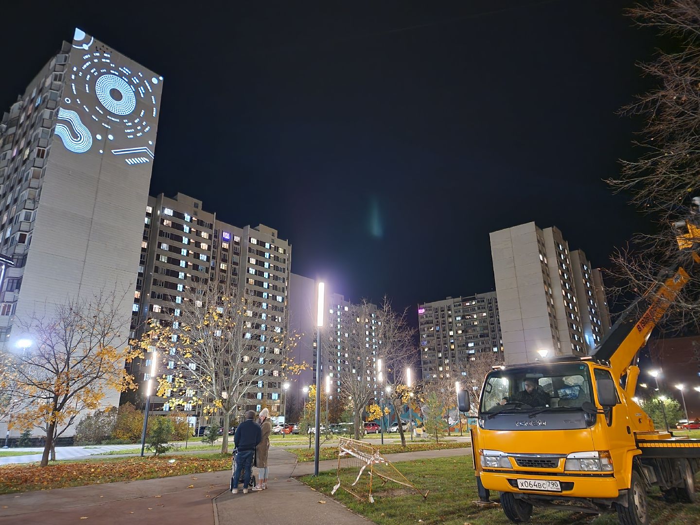 Черноголовка, Конкурс дизайнеров, Проекция на здание,