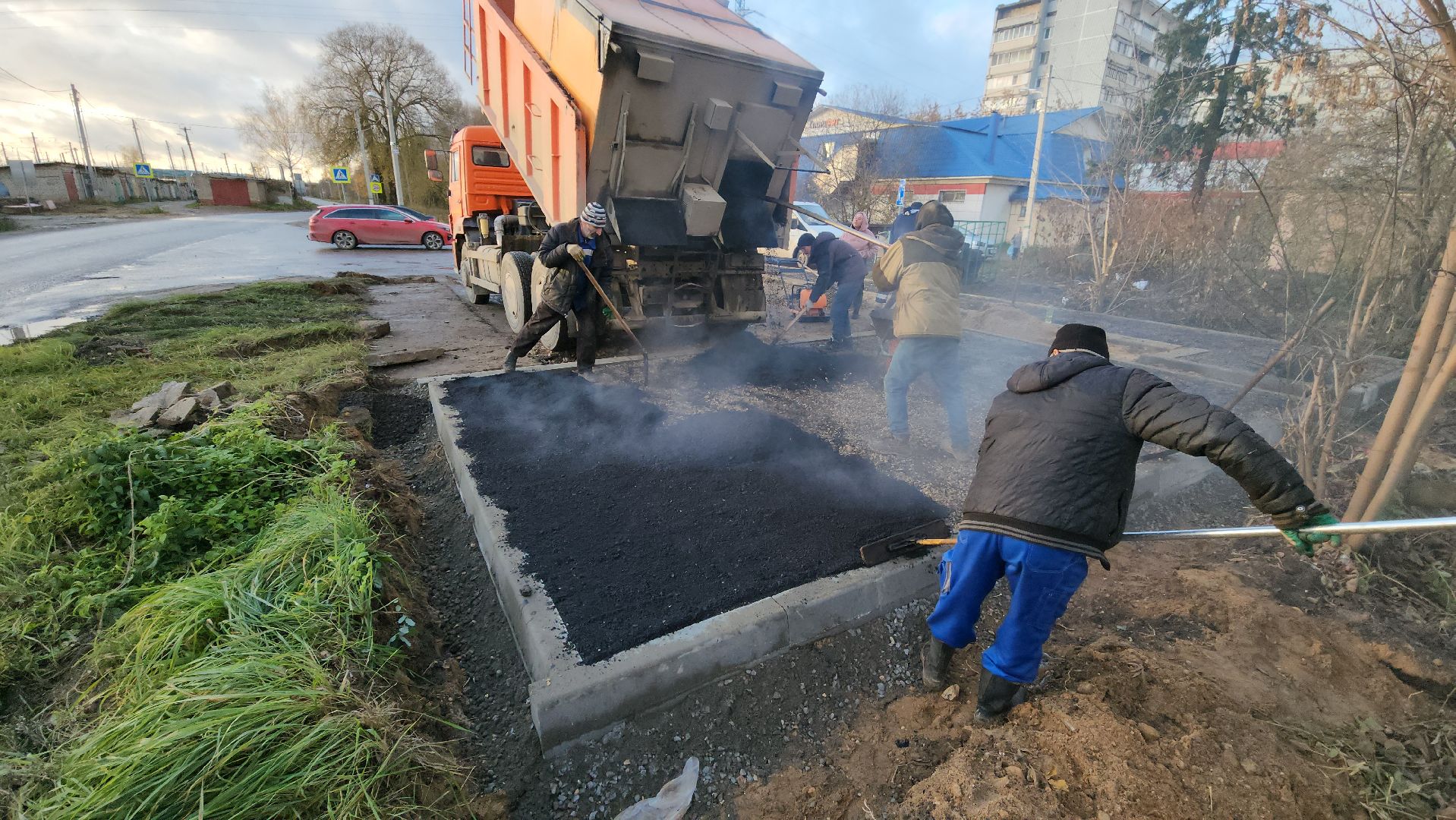 контейнерная площадка, модернизация контейнерных площадок, Руза, рузский городской округ, жкх, благоустройство, московская область,