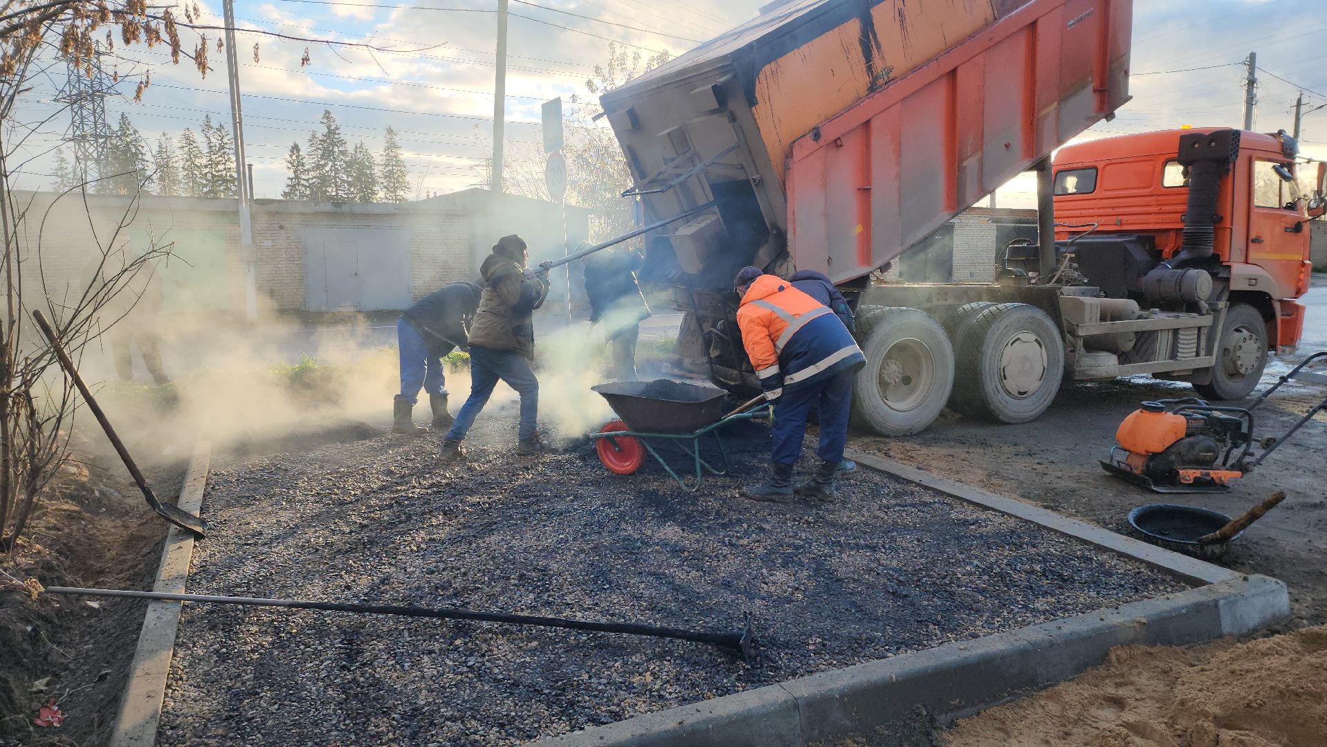 контейнерная площадка, модернизация контейнерных площадок, Руза, рузский городской округ, жкх, благоустройство, московская область,