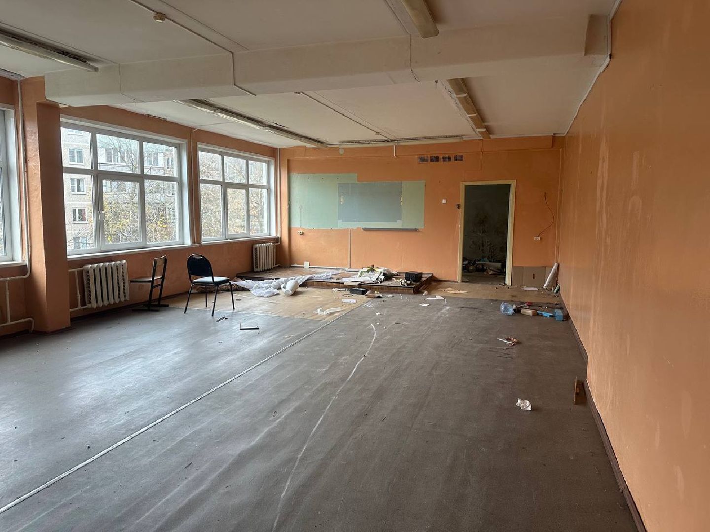 ремонт в школе, капитальный ремонт,