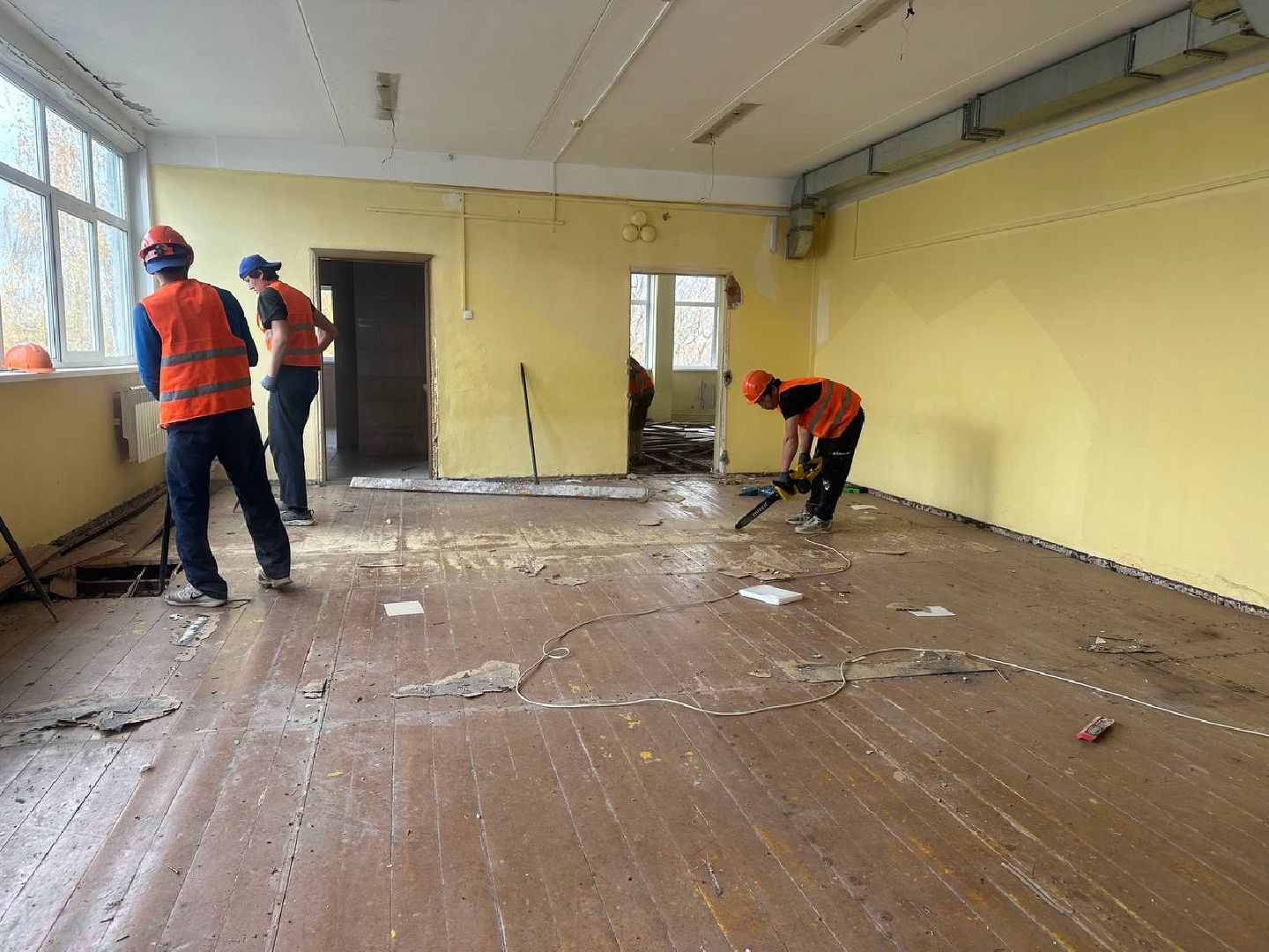 ремонт в школе, капитальный ремонт,