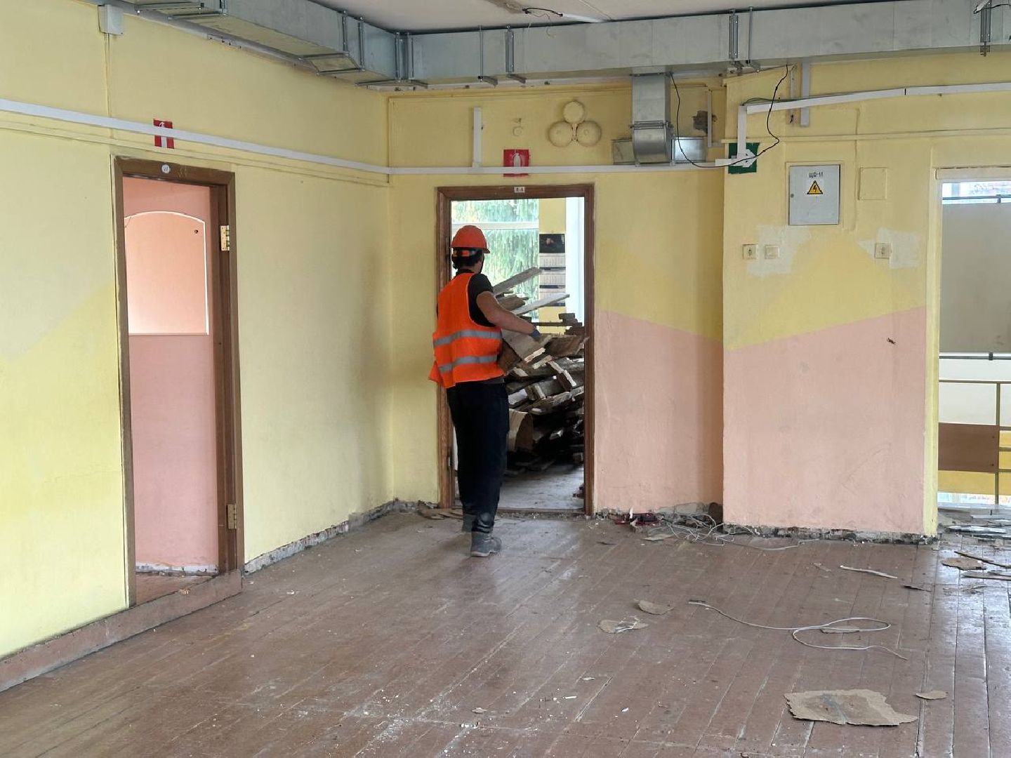 ремонт в школе, капитальный ремонт,