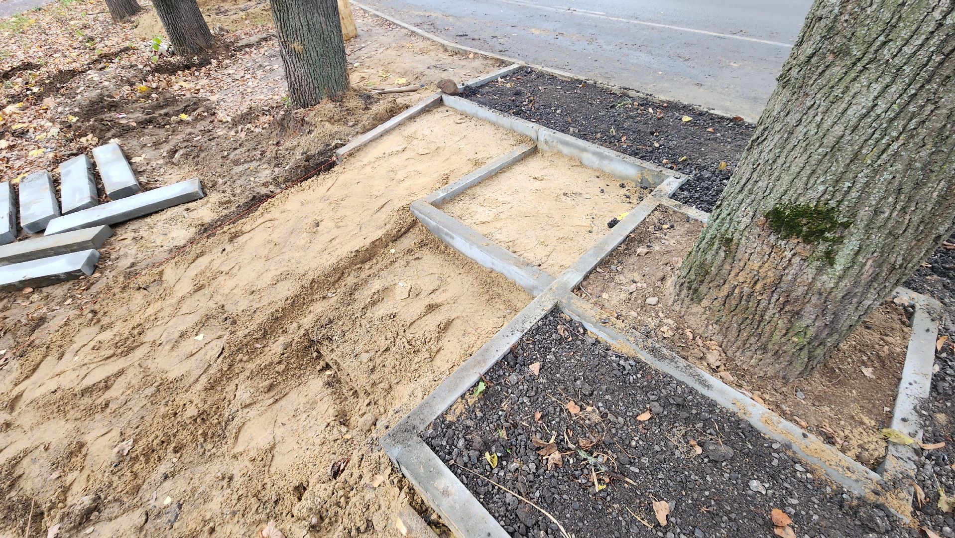 пушкино, автобусная остановка, площадка, жители, общественный транспорт, зеленые аллеи, липа,