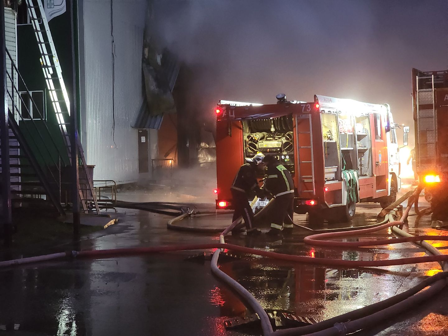 долгопрудный, пожар, склад, удобрения, мчс,