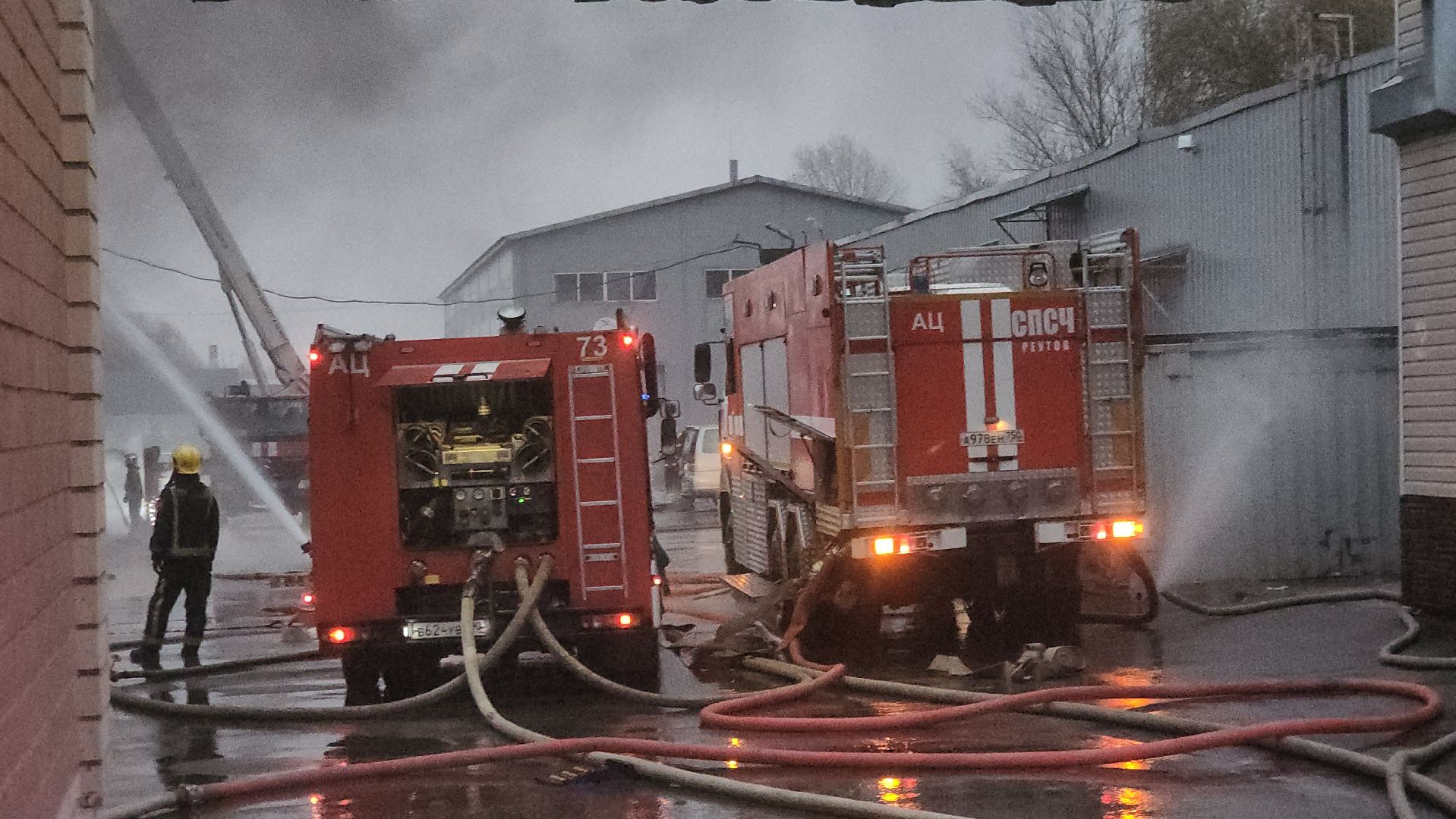 долгопрудный, пожар, склад, удобрения, мчс,