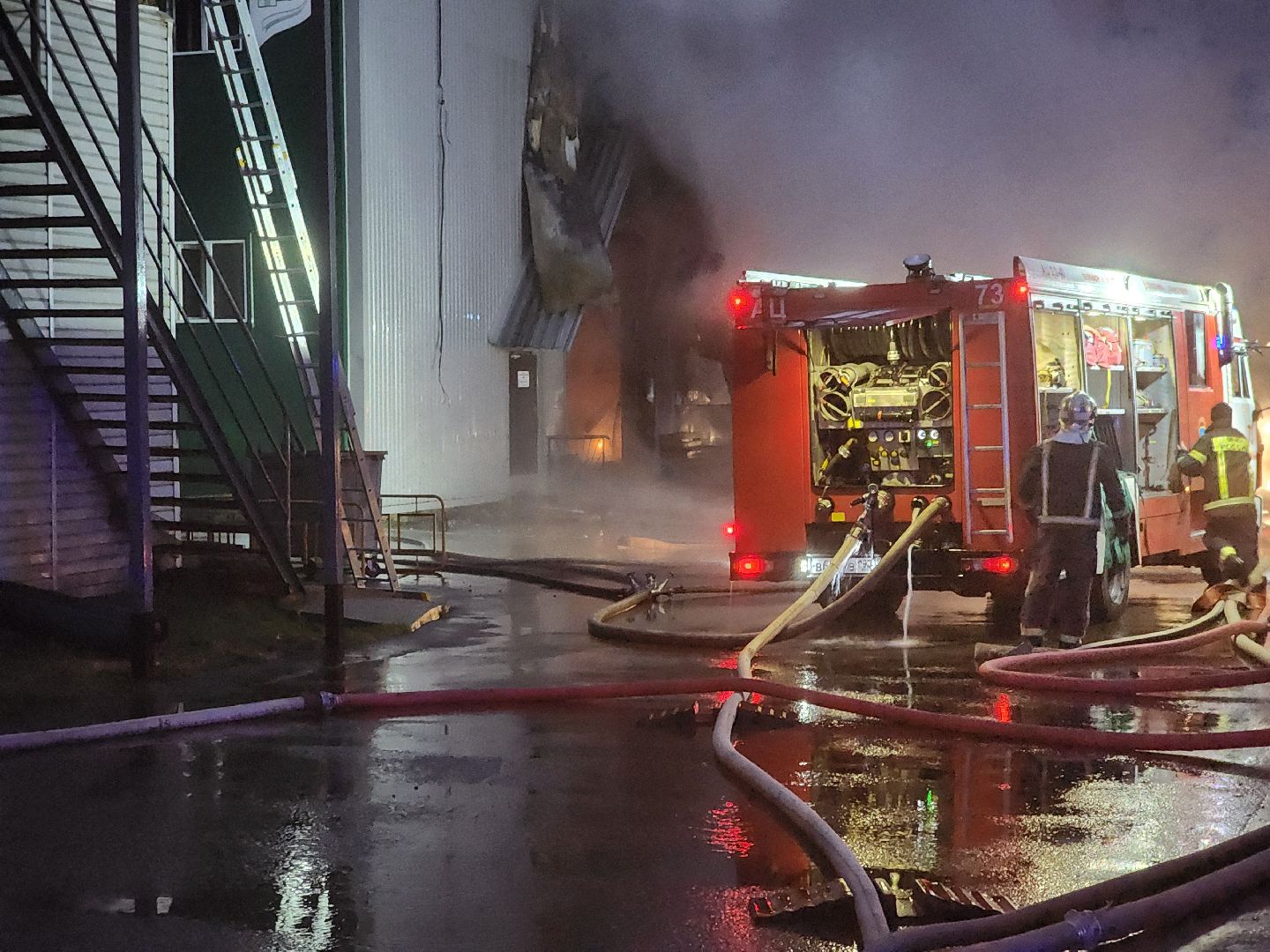 долгопрудный, пожар, склад, удобрения, мчс,