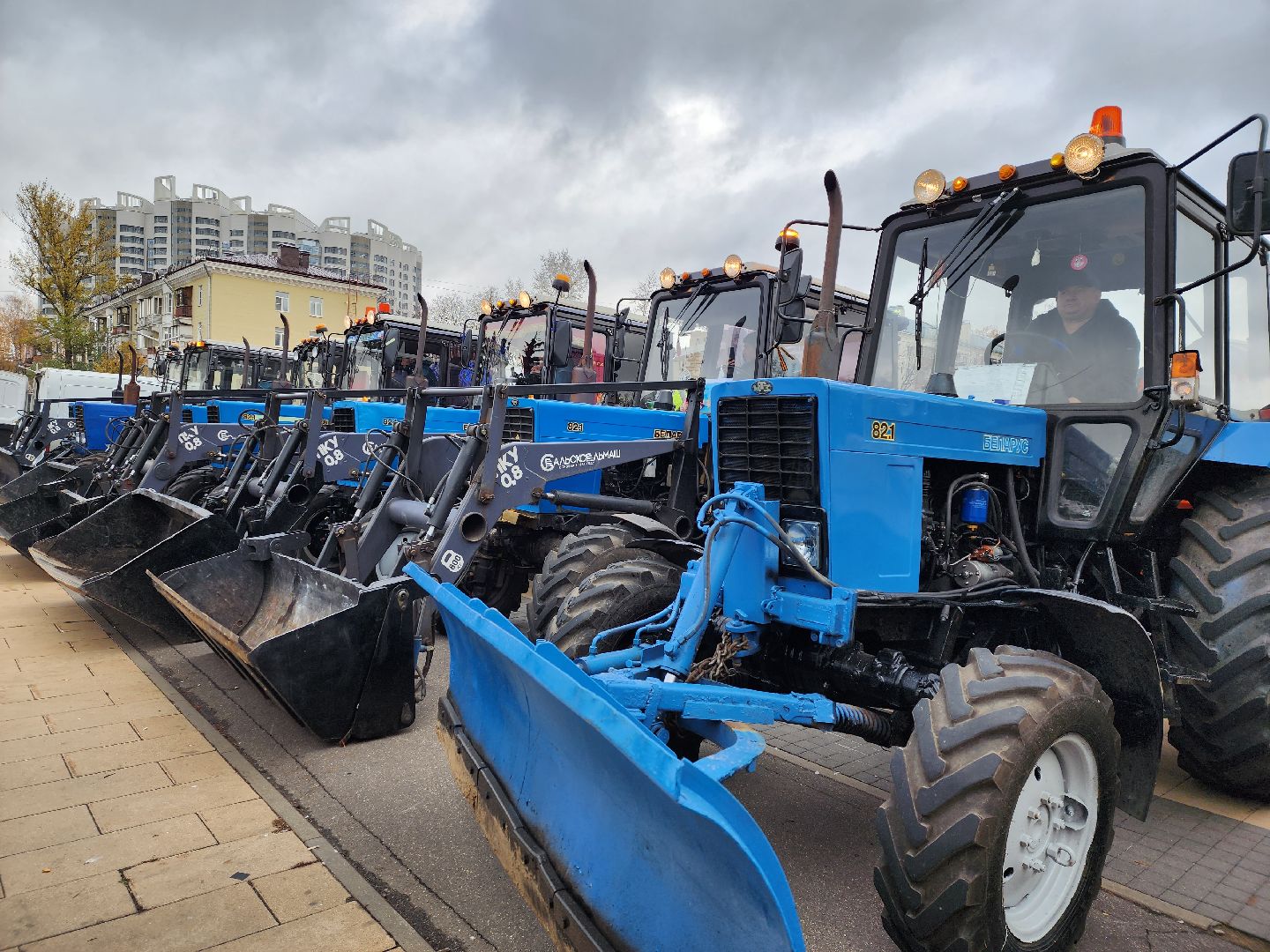 королёв, смотр техники, подготовка к зиме,