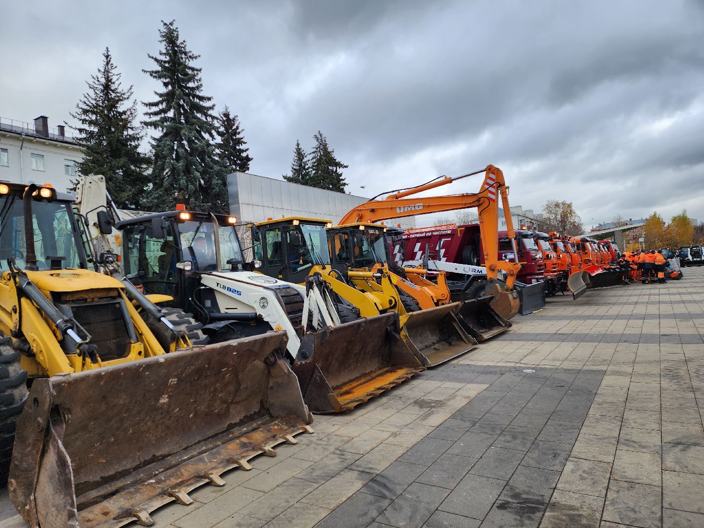 королёв, смотр техники, подготовка к зиме,