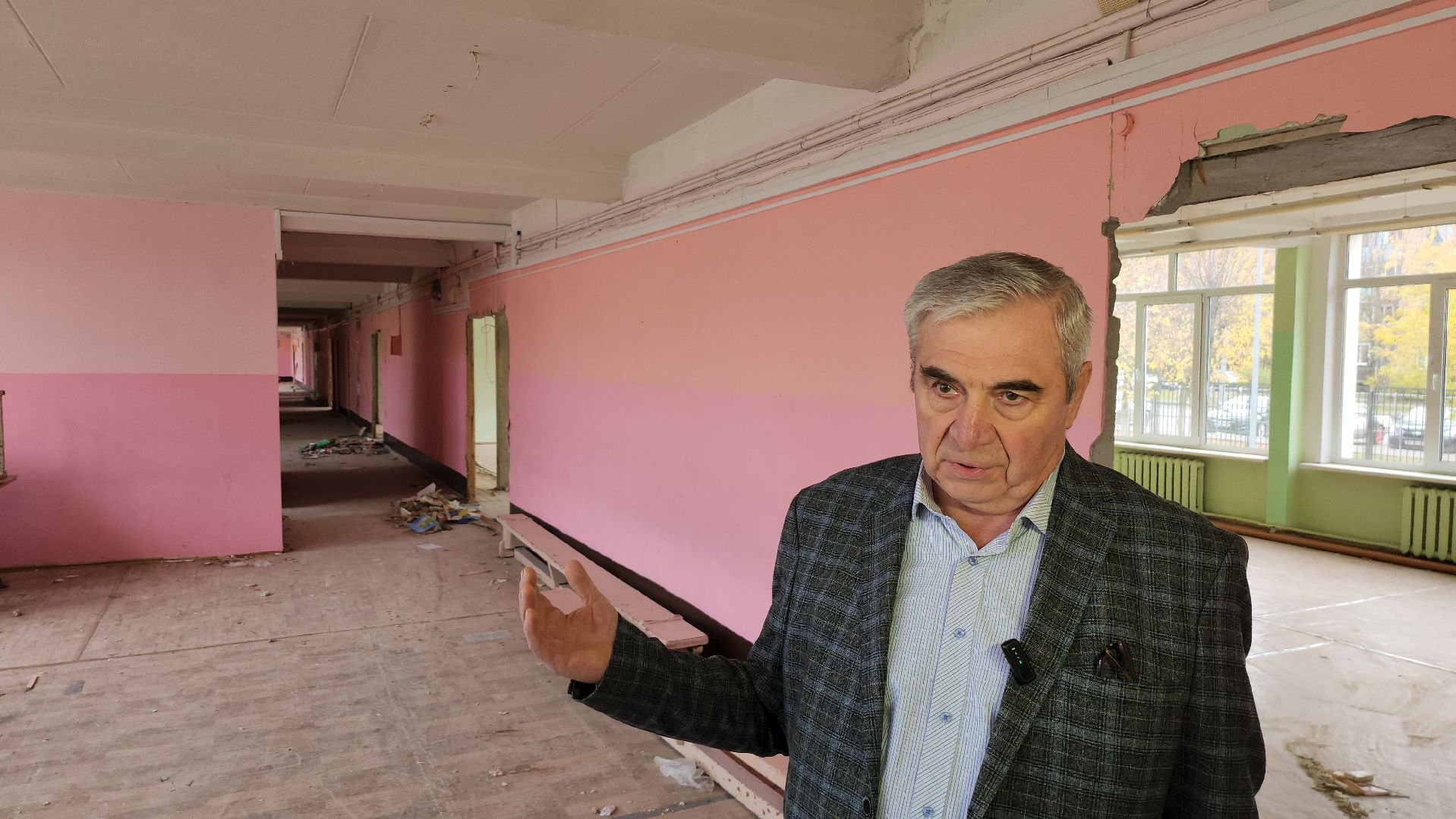 серпухов, ремонт школы, улица советская, образование, демонтаж,